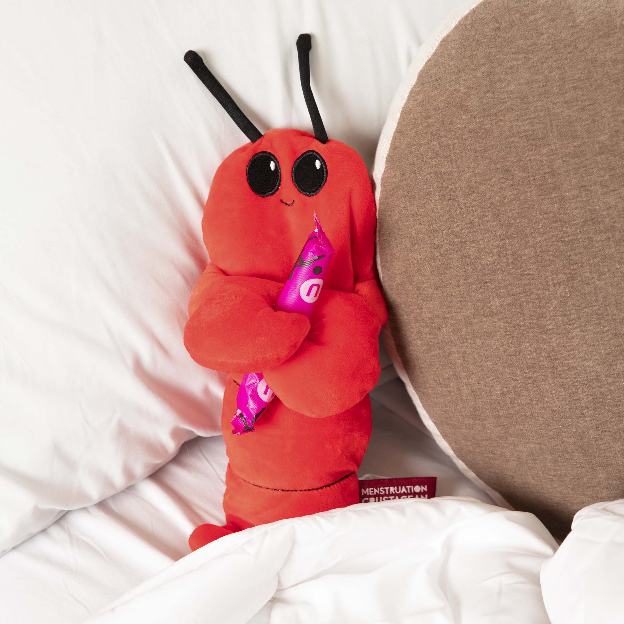 Menstruation Crustacean Lobster Heating Pad For Period Cramps & Muscle Pain