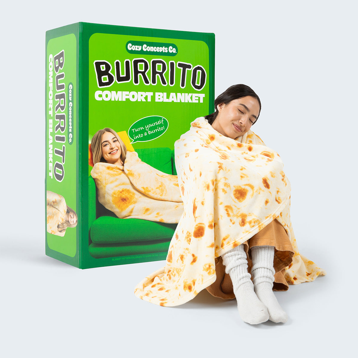 Cozy Concepts Co. Burrito Comfort Blanket 65