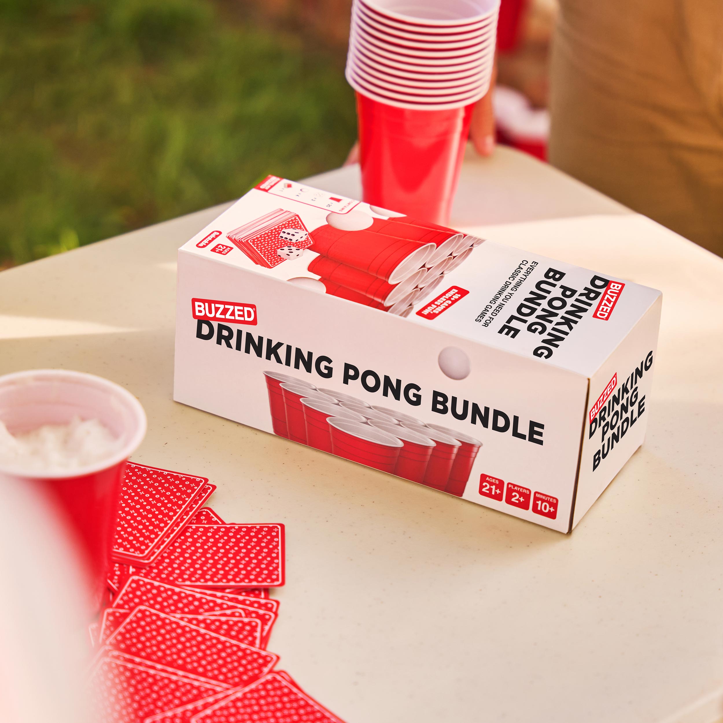 Buzzed Drinking Pong Bundle | Everything You Need For An Epic Game Night