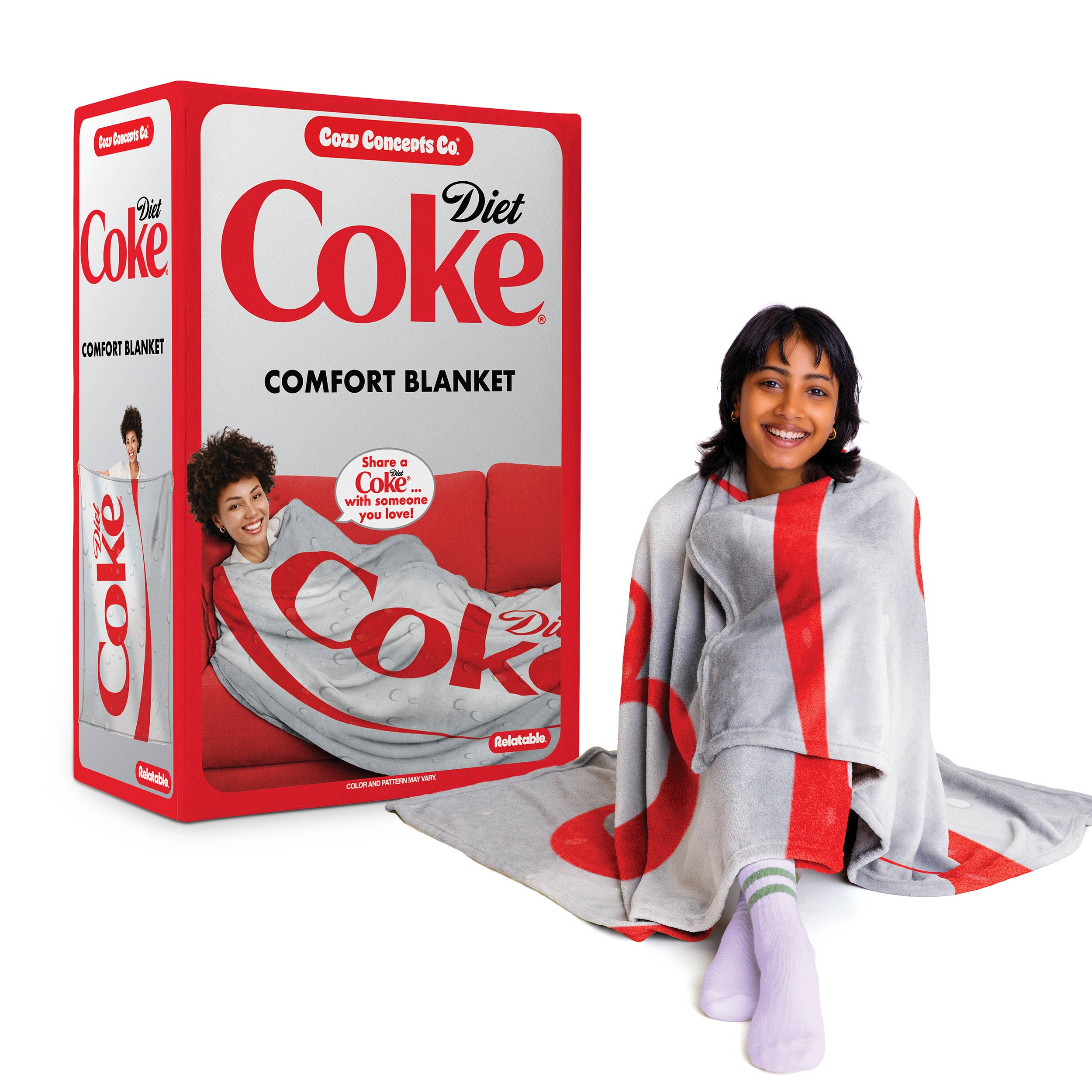 Cozy Concepts Co. Diet Coke® Comfort Blanket by Relatable