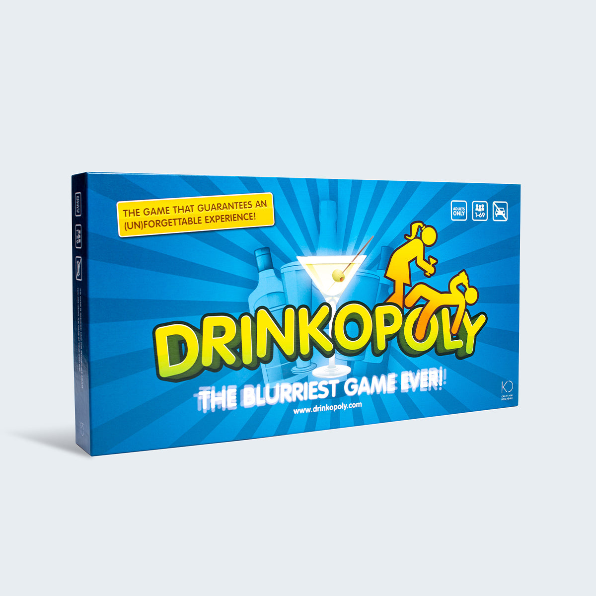 Drinkopoly: The Ultimate Adult Party Game for Ages 21+