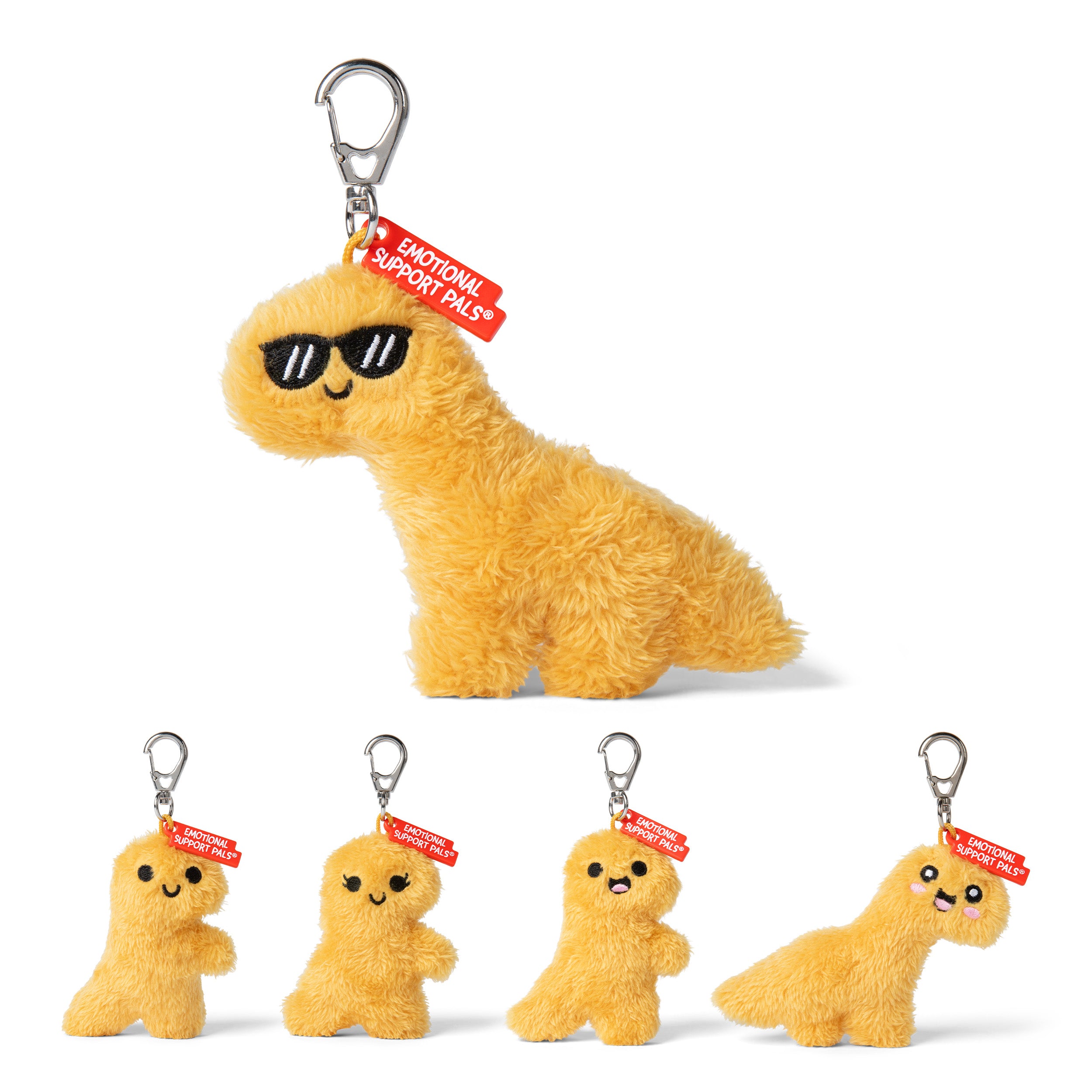 Emotional Support Dino Nuggies Bag Charm