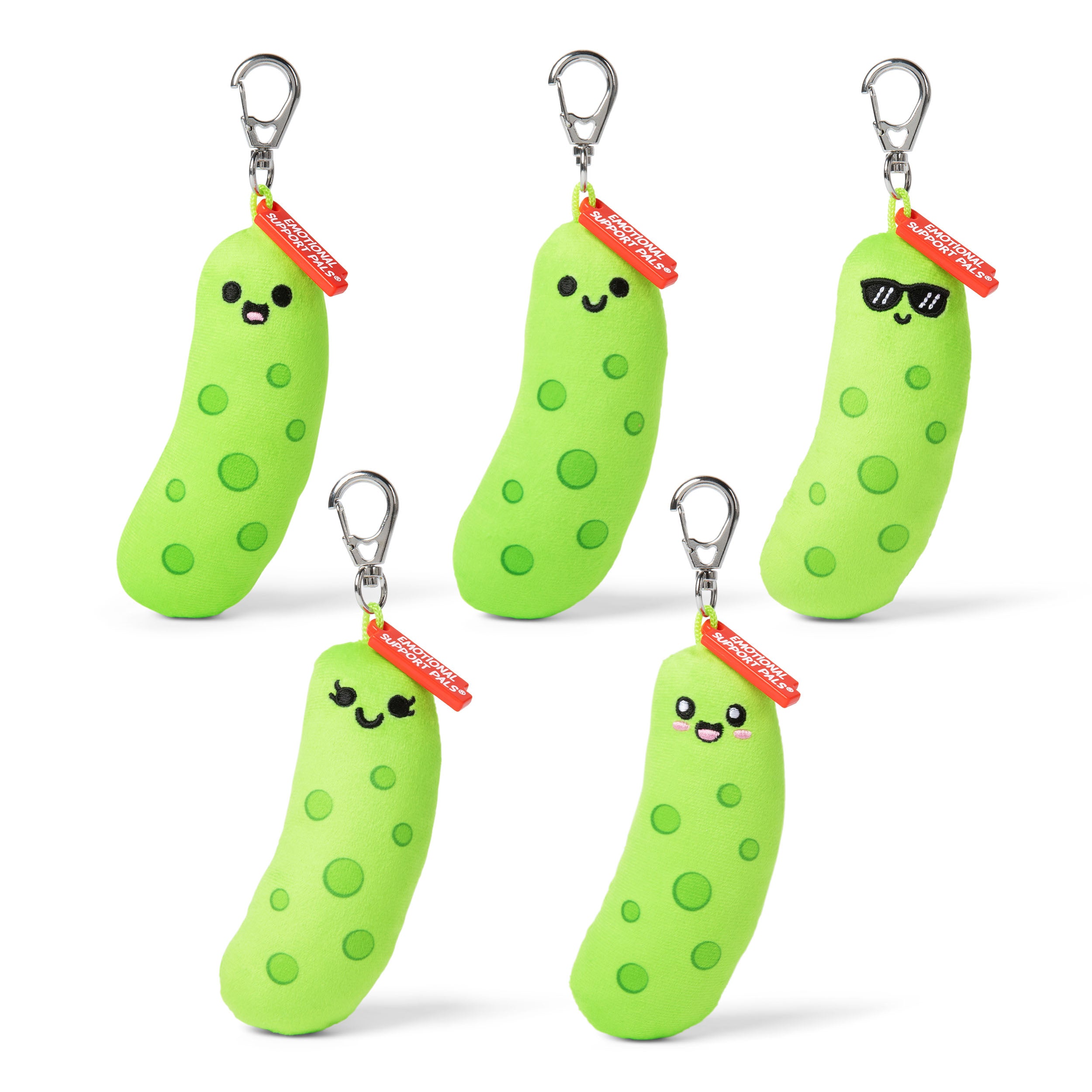 Emotional Support Pickles Bag Charm