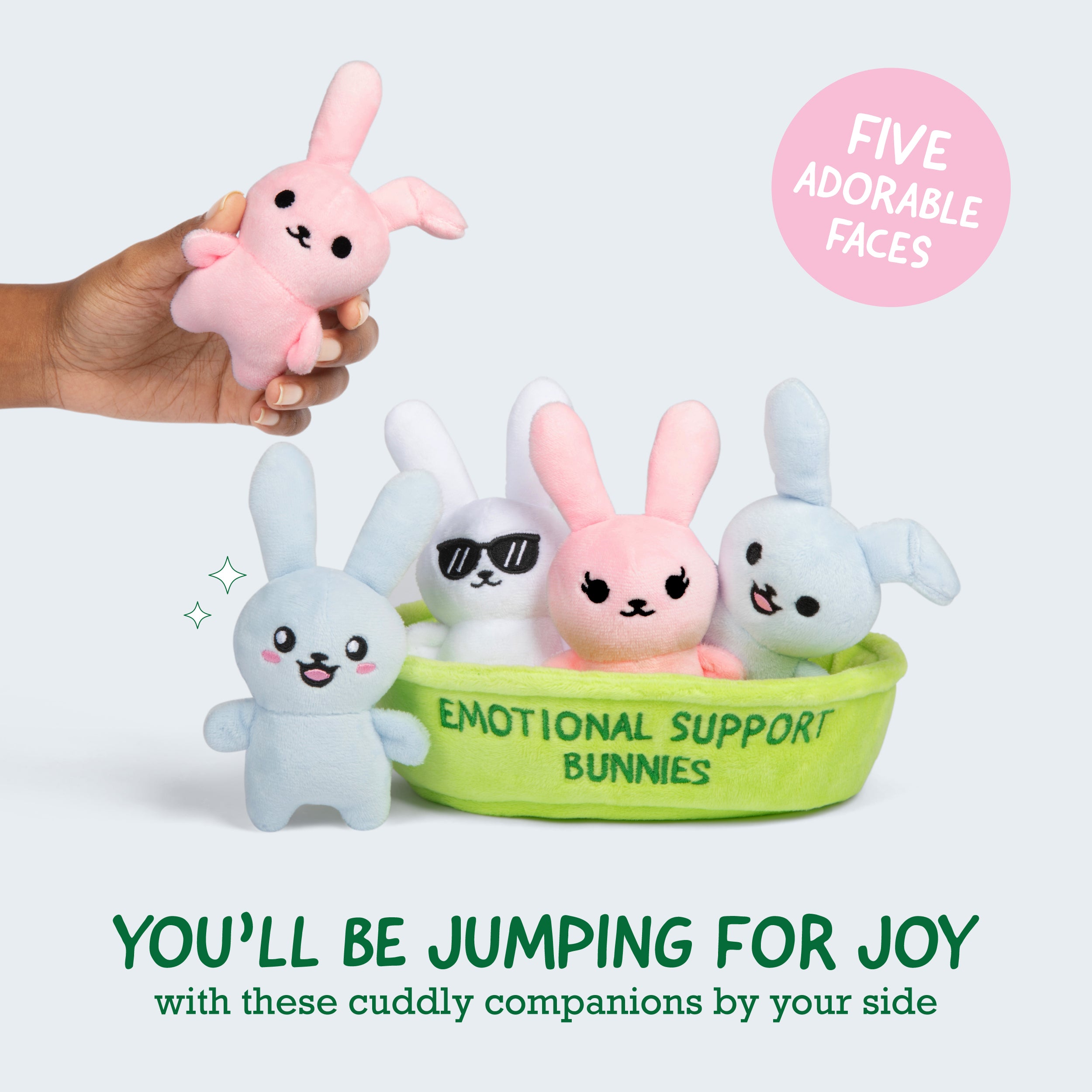 Emotional Support Bunnies – Soft Plush Comfort Friends