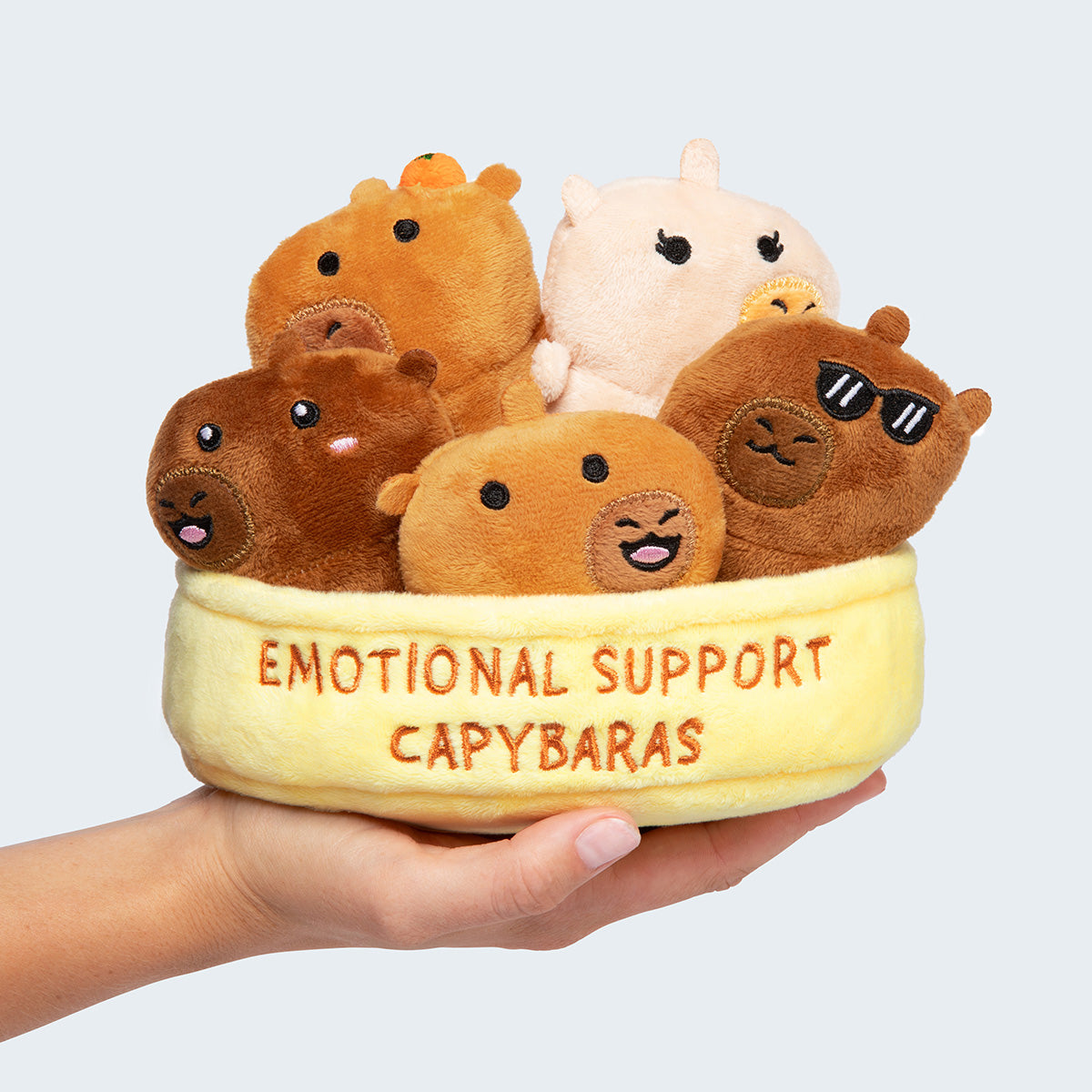 Emotional Support Capybaras by Relatable – A Cozy Capybara Plush Gift Set