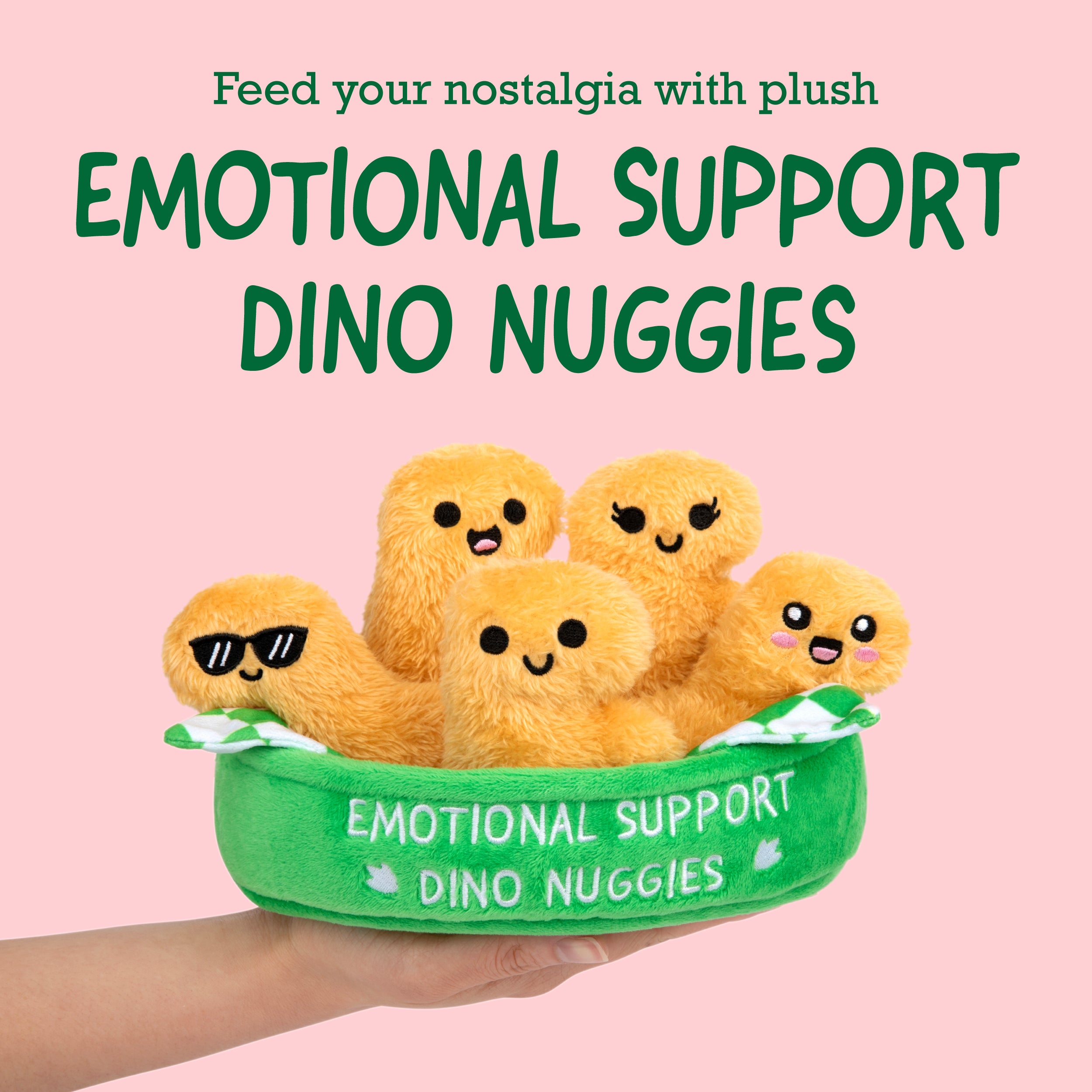 Emotional Support Dino Nuggies by Relatable – A Huggable Dinosaur Plushie