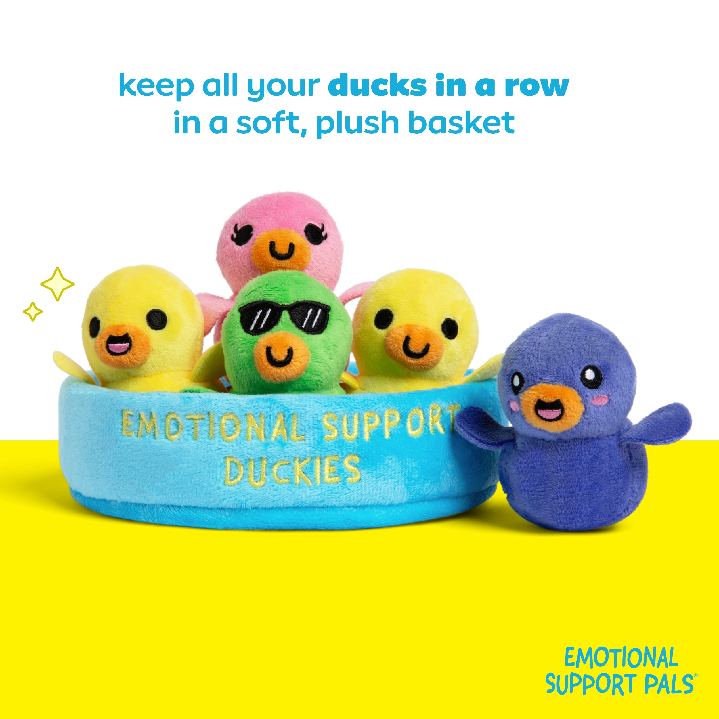 Emotional Support Pals Duckies, Cute Stuffed Animal