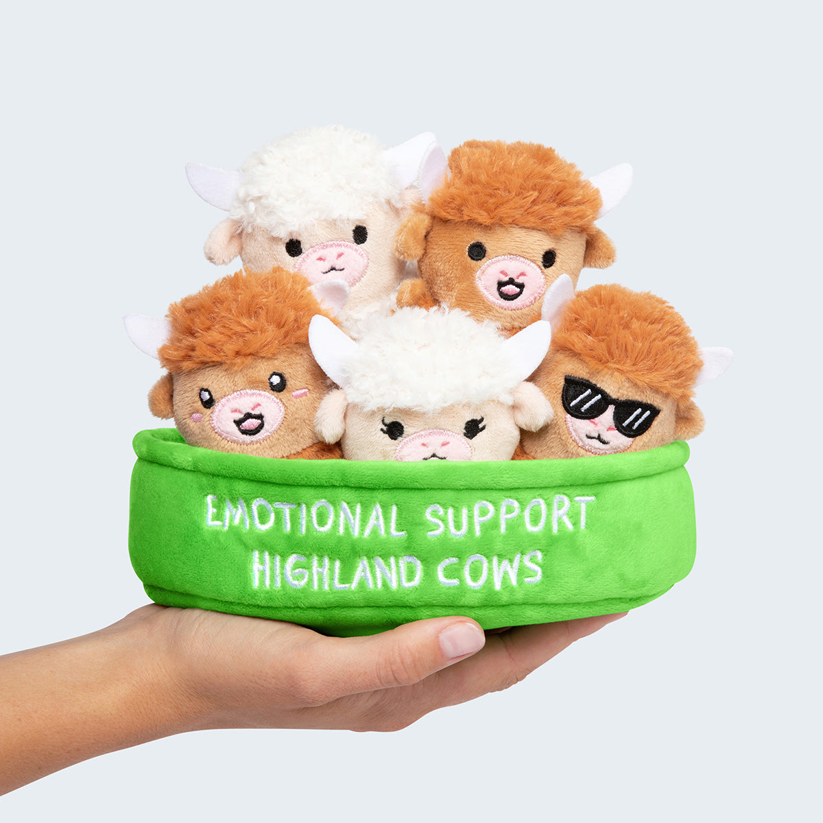 Emotional Support Highland Cows by Relatable – A Cozy & Cuddly Plush Gift Set