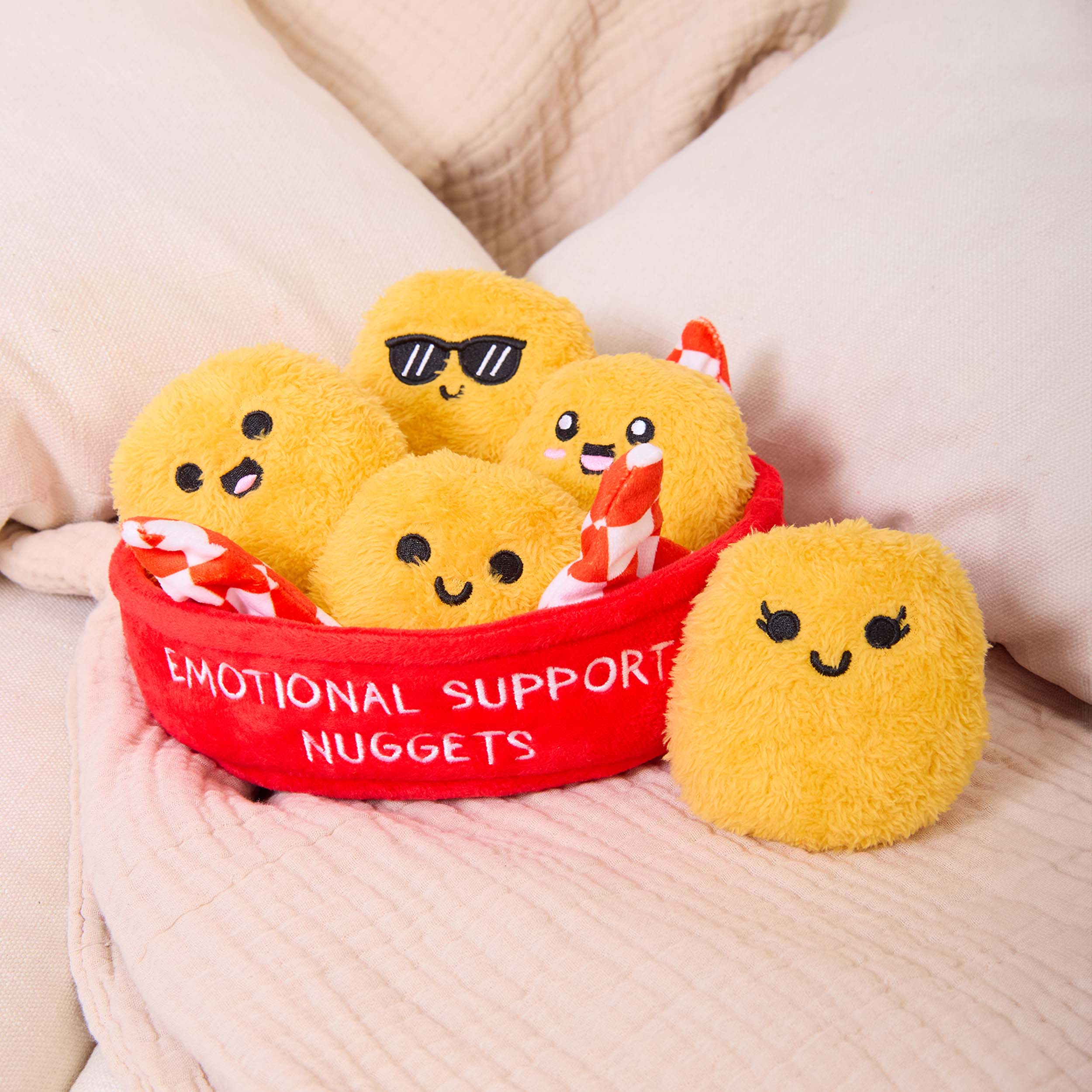 Emotional Support Nuggets - Cuddly Plush Comfort Food