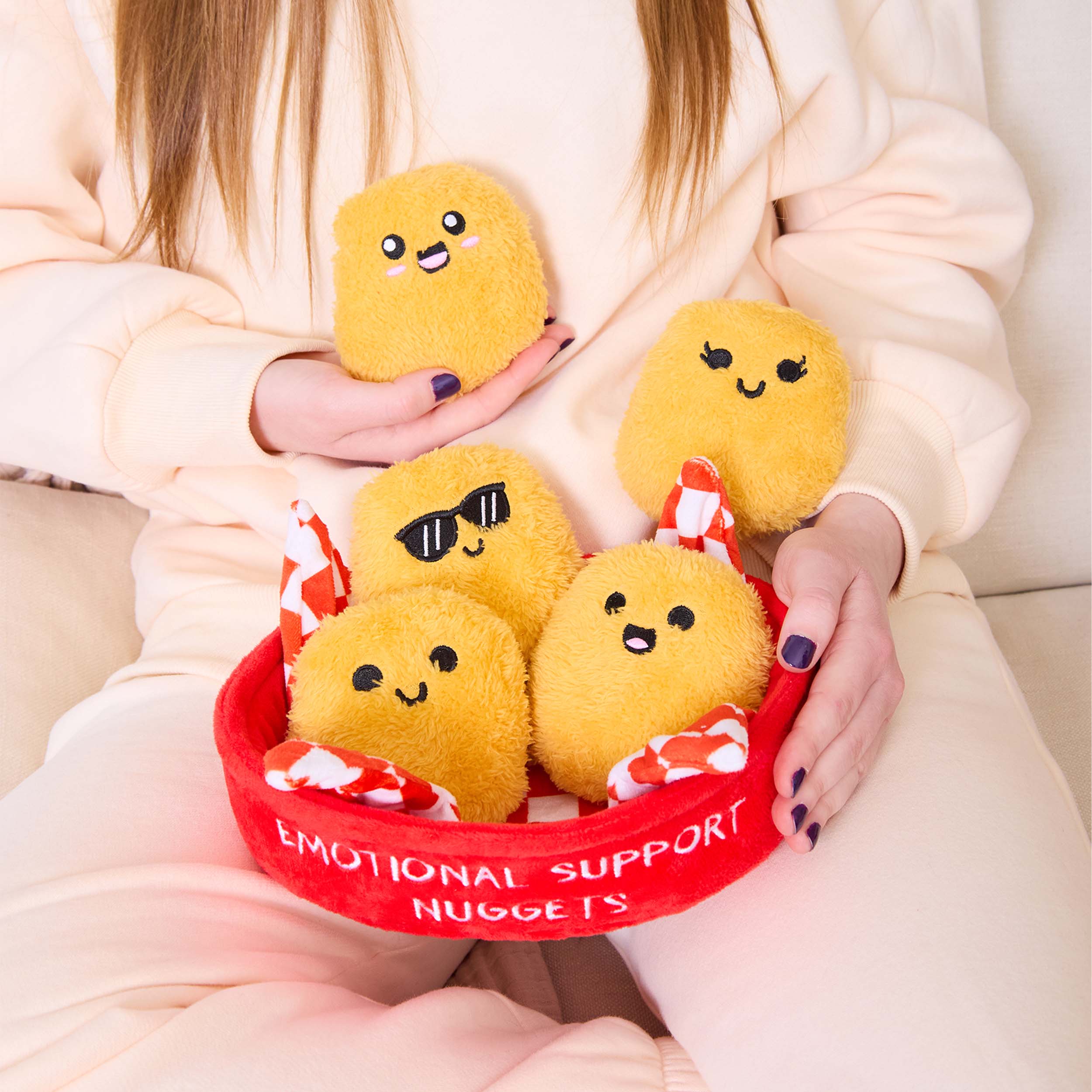 Emotional Support Nuggets - Cuddly Plush Comfort Food