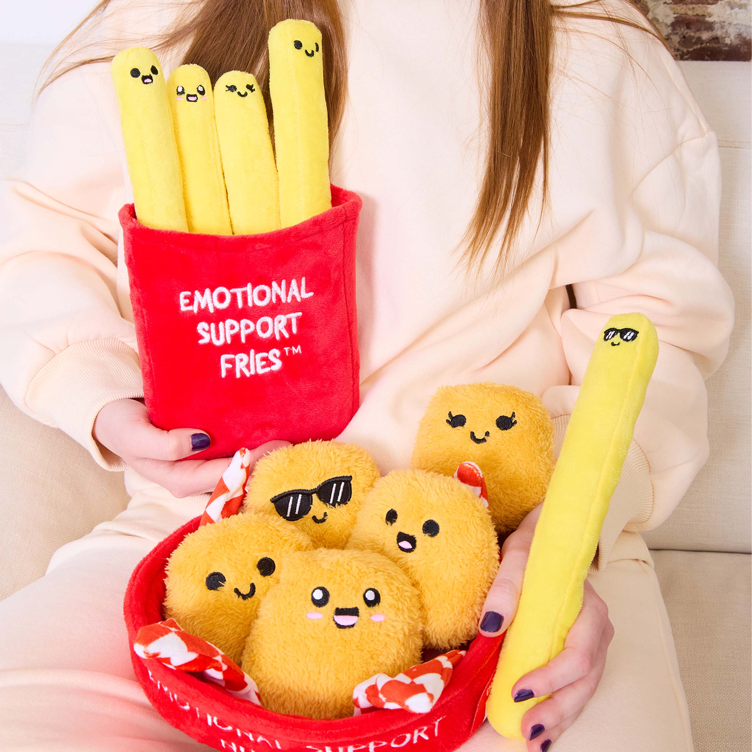 Emotional Support Fries - Cuddly Plush Comfort Food