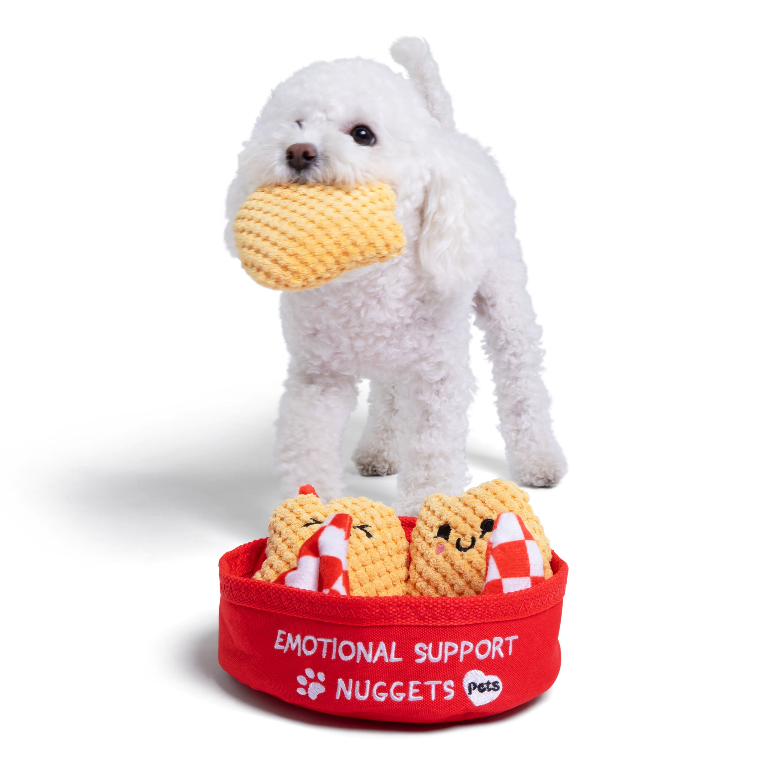 Emotional Support Pet Nuggets – Plush Dog Toy by Relatable