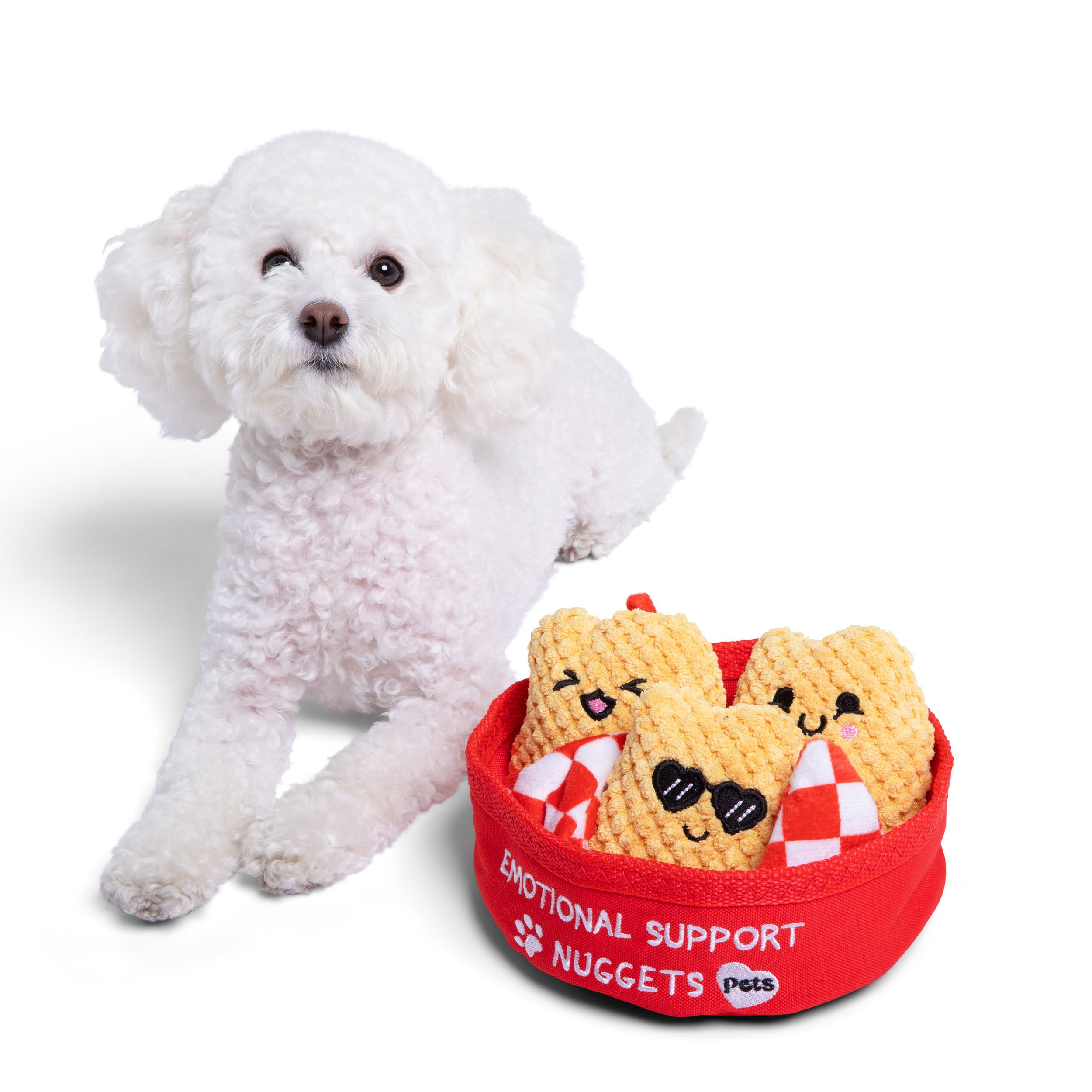 Emotional Support Pet Nuggets – Plush Dog Toy by Relatable