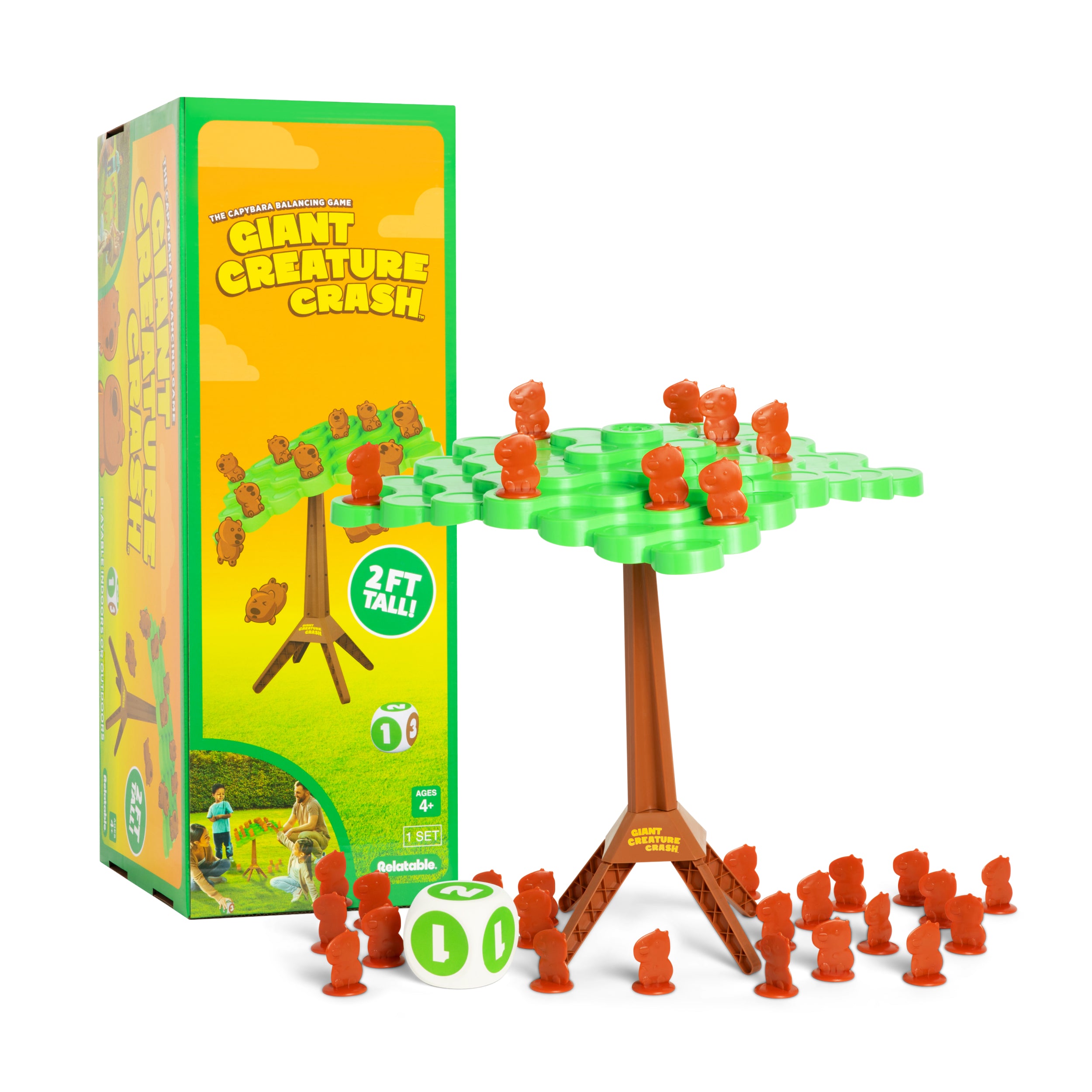 Giant Creature Crash - Capybara Stacking Giant Outdoor Games  by Relatable