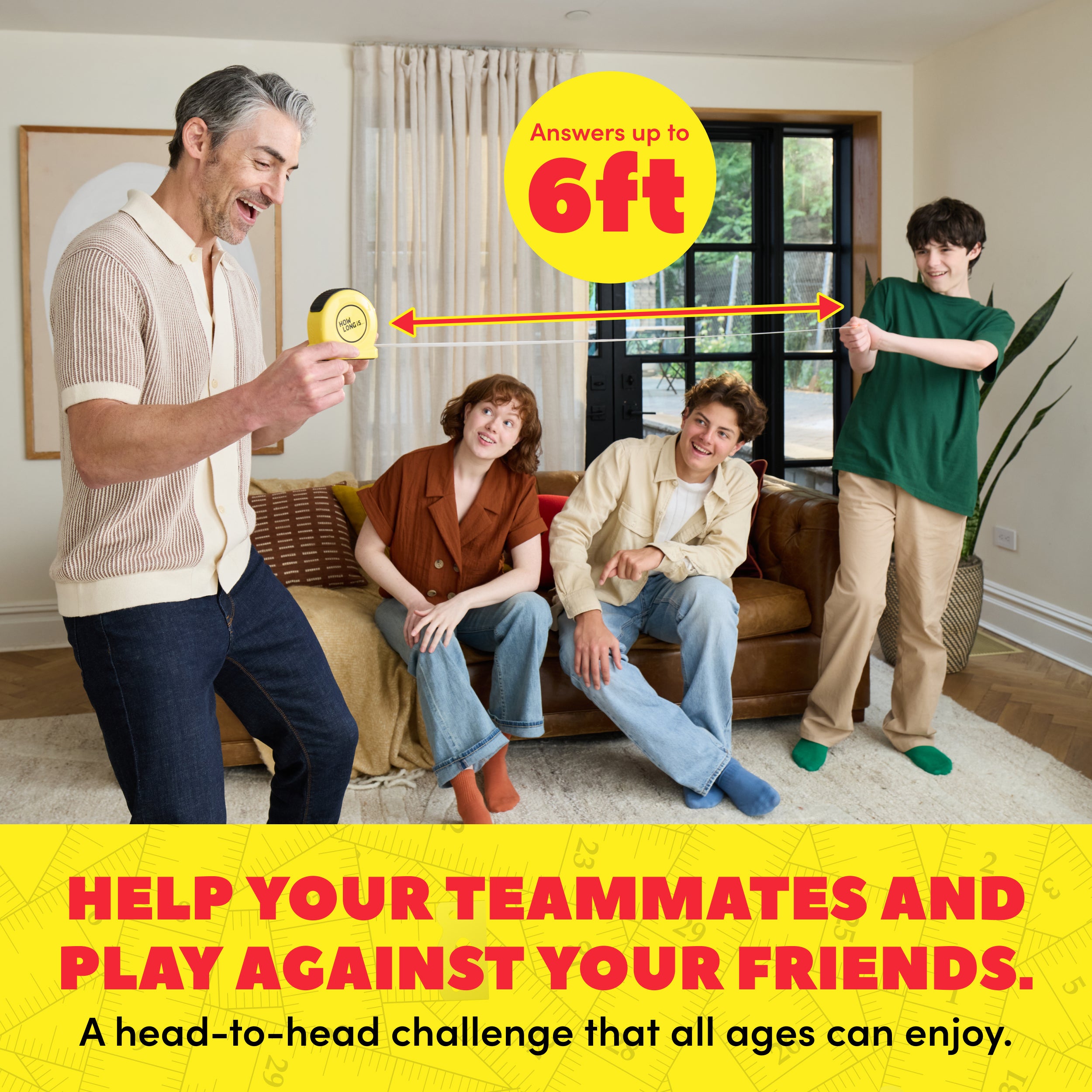 How Long Is by Relatable - An Interactive Trivia Game Where You Guess the Measurement. A Family Trivia Game and Guessing Game for Game Night – Includes 1 Device With 200 Questions. Batteries Included