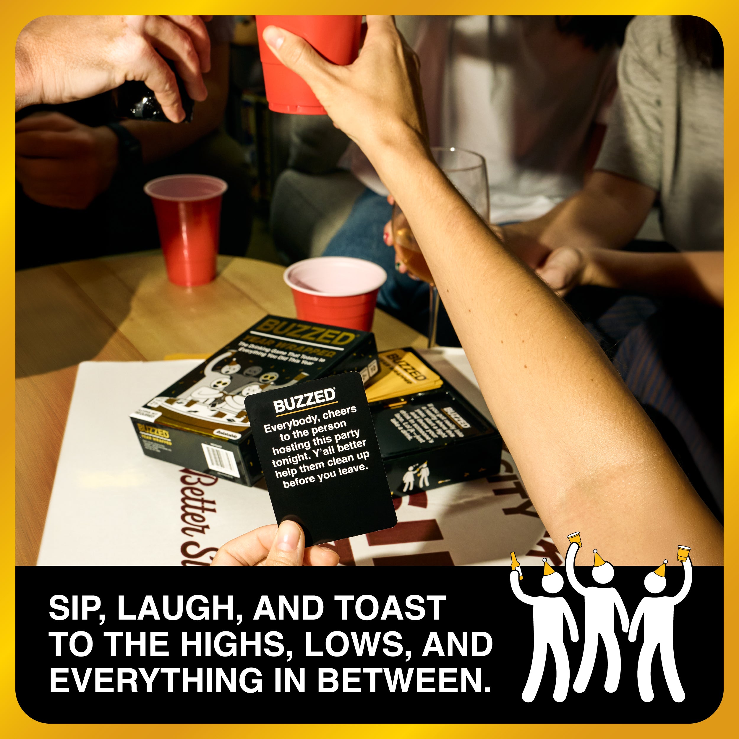 Buzzed Year Wrapped by Relatable – A New Year’s Eve Drinking Game Packed with Pop Culture & Laughs