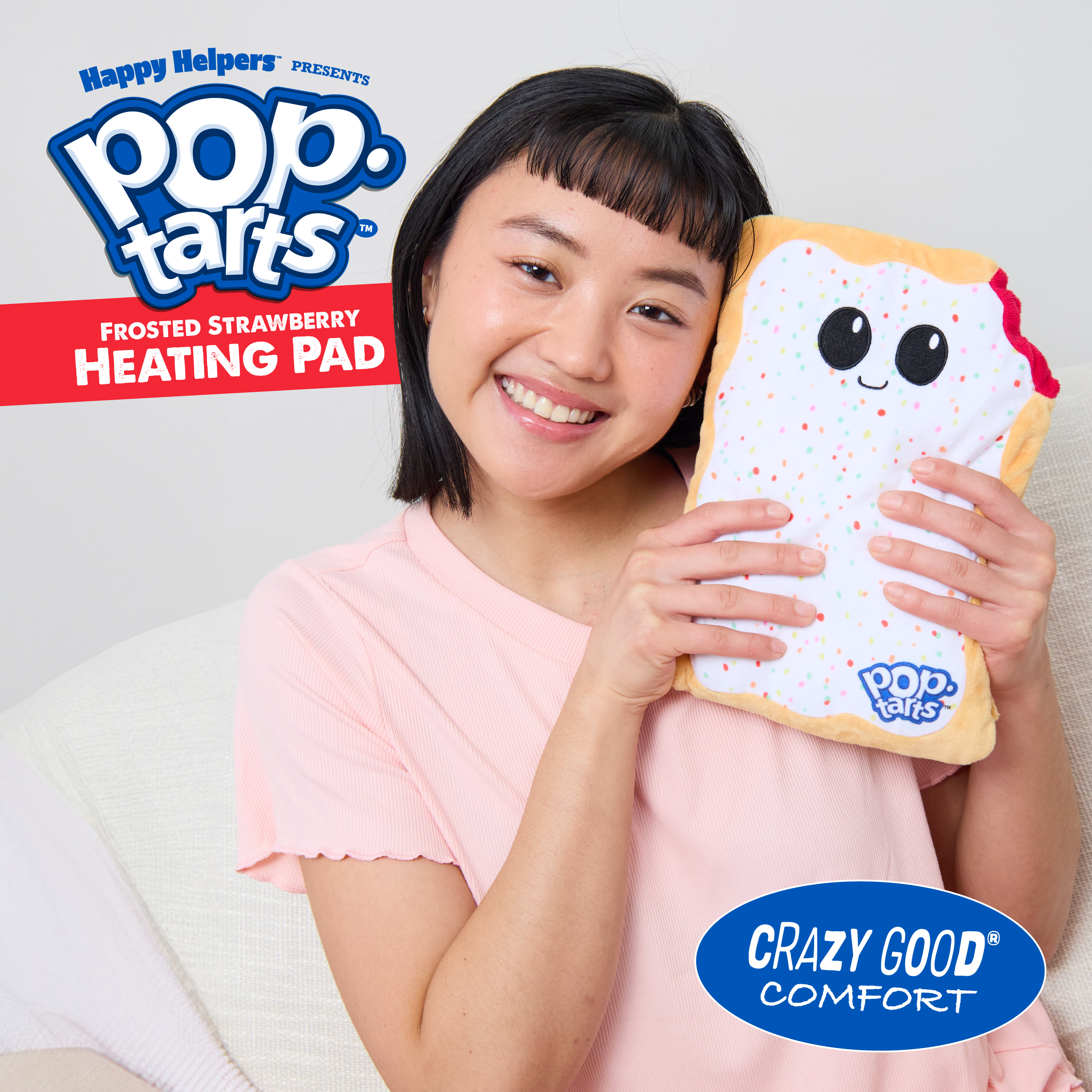 Pop-Tarts™ Happy Helpers by Relatable – Microwavable Plush Heating Pad for Cozy Relief