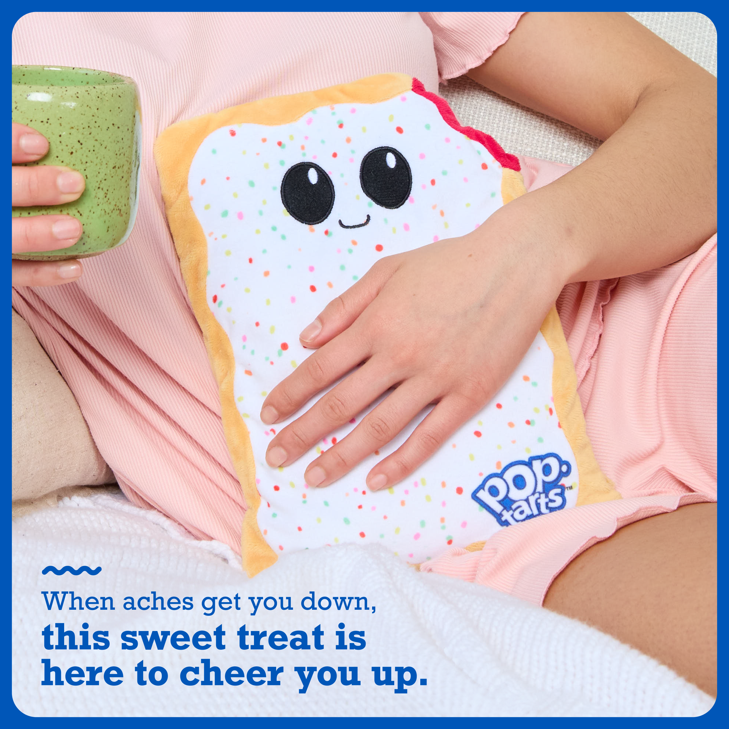 Pop-Tarts™ Happy Helpers by Relatable – Microwavable Plush Heating Pad for Cozy Relief