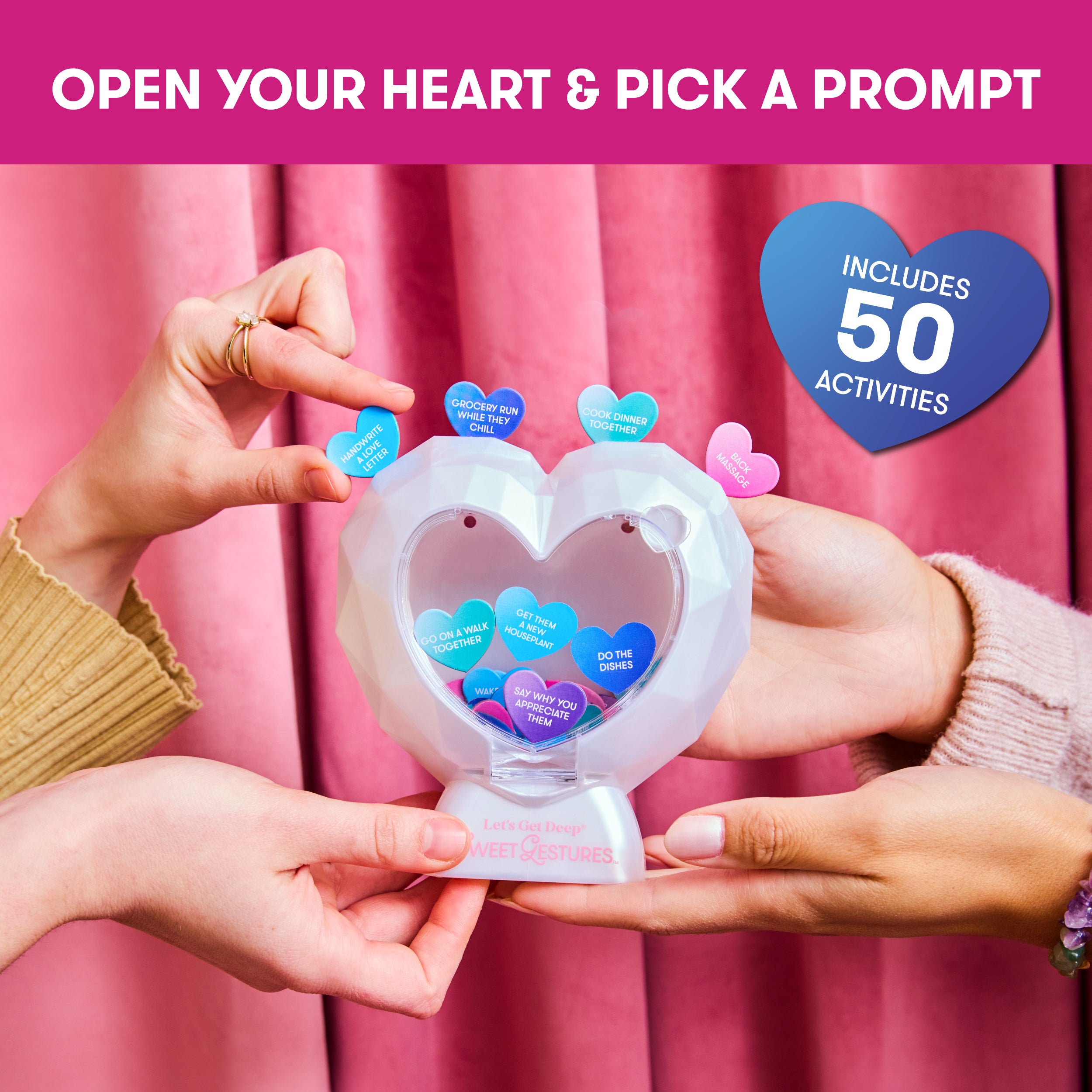 Sweet Gestures | A Romantic Couples Gift With 50 Ways to Treat Your Partner With Love and Care