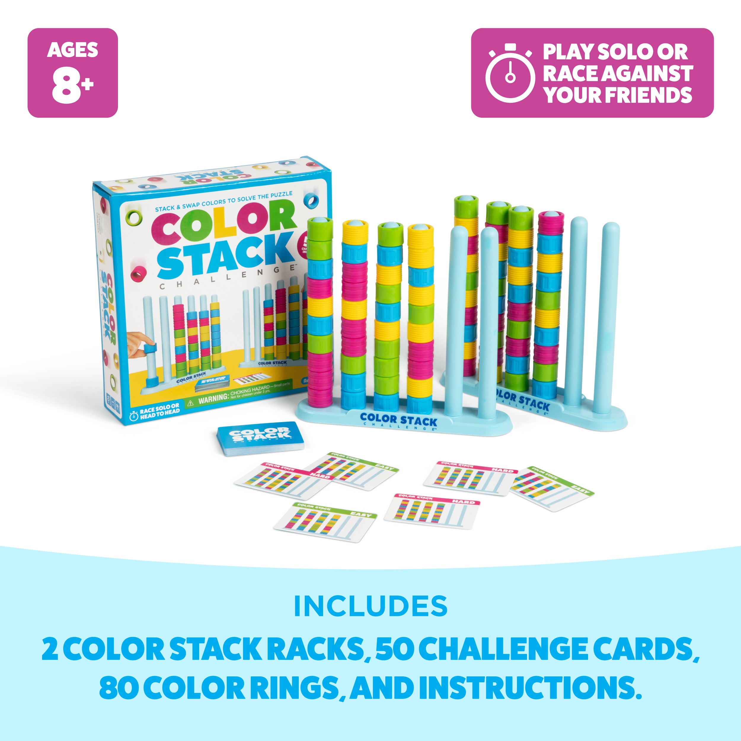 Color Stack Challenge by Relatable – Race head to head to solve the puzzle first. It’s a quick and clever game for all ages!