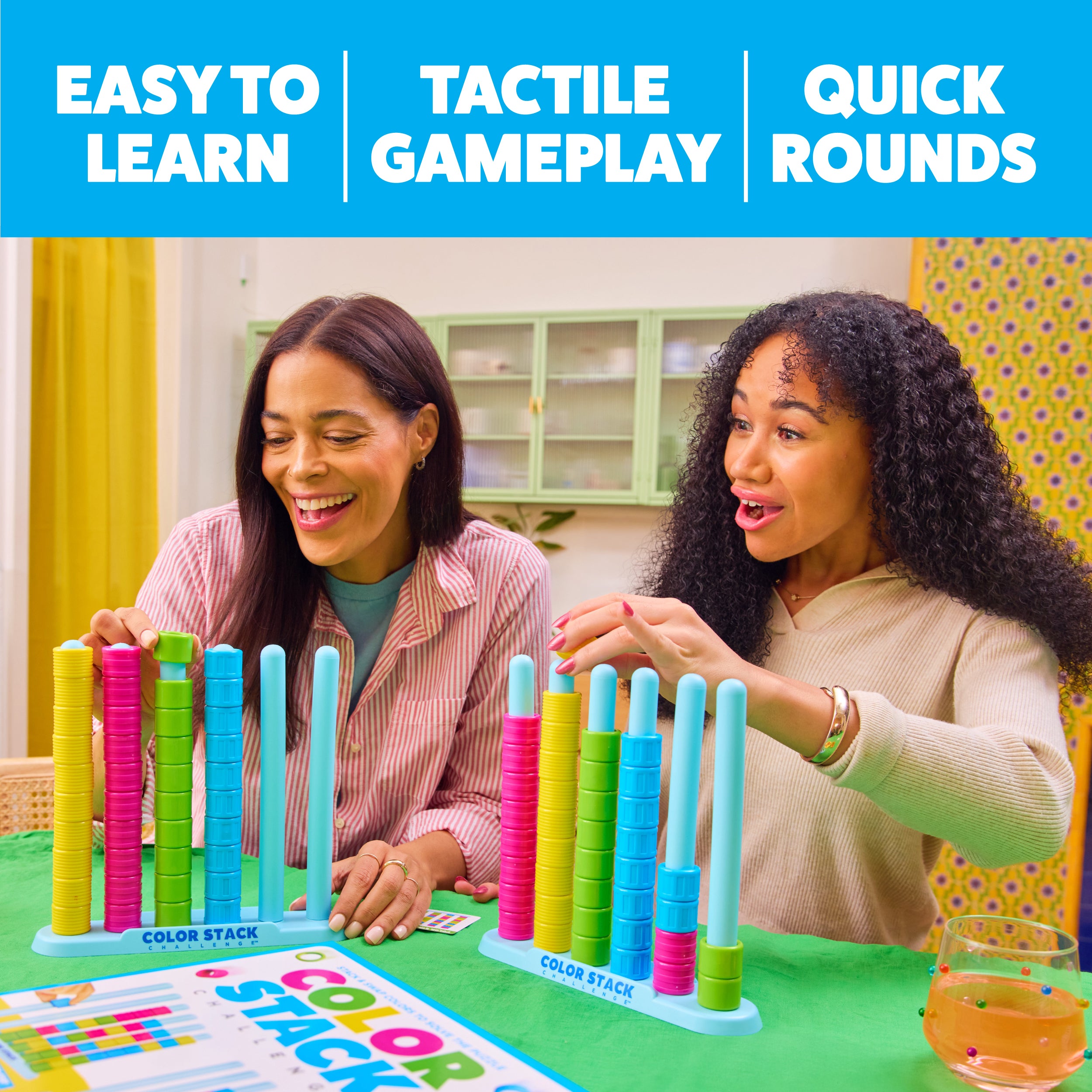 Color Stack Challenge by Relatable – Race head to head to solve the puzzle first. It’s a quick and clever game for all ages!