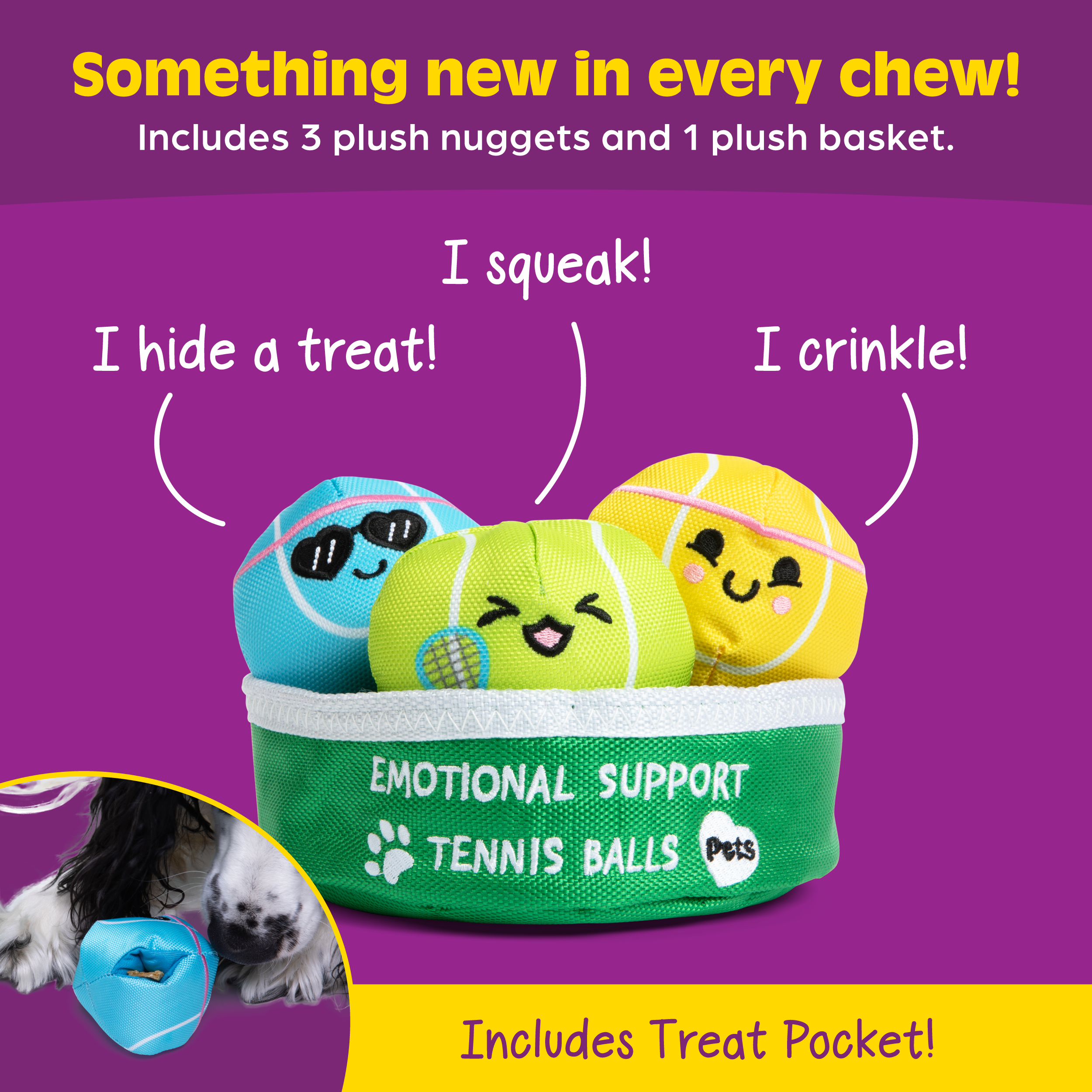 Emotional Support Pet Tennis Ball by Relatable