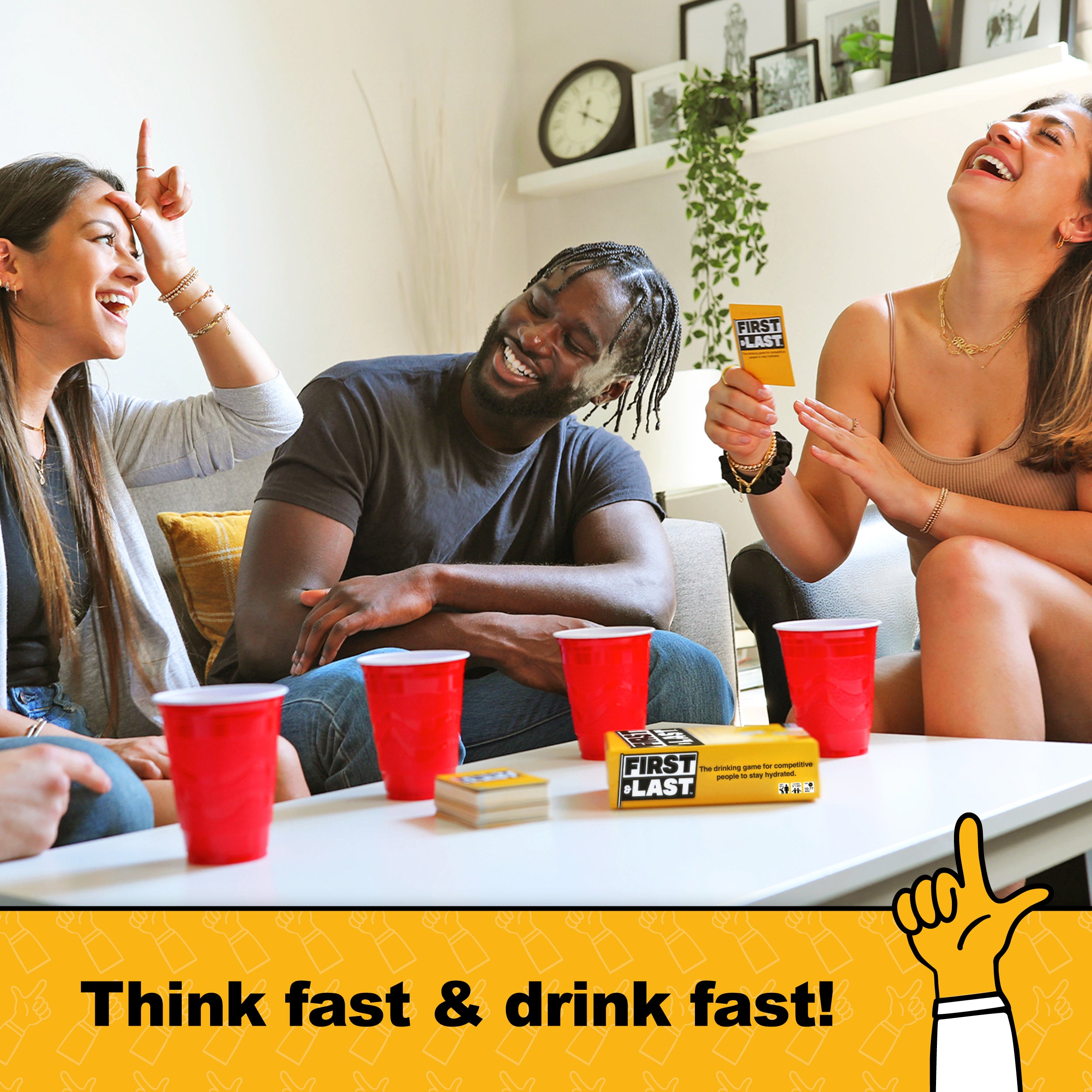 First & Last - Competitive Drinking Game