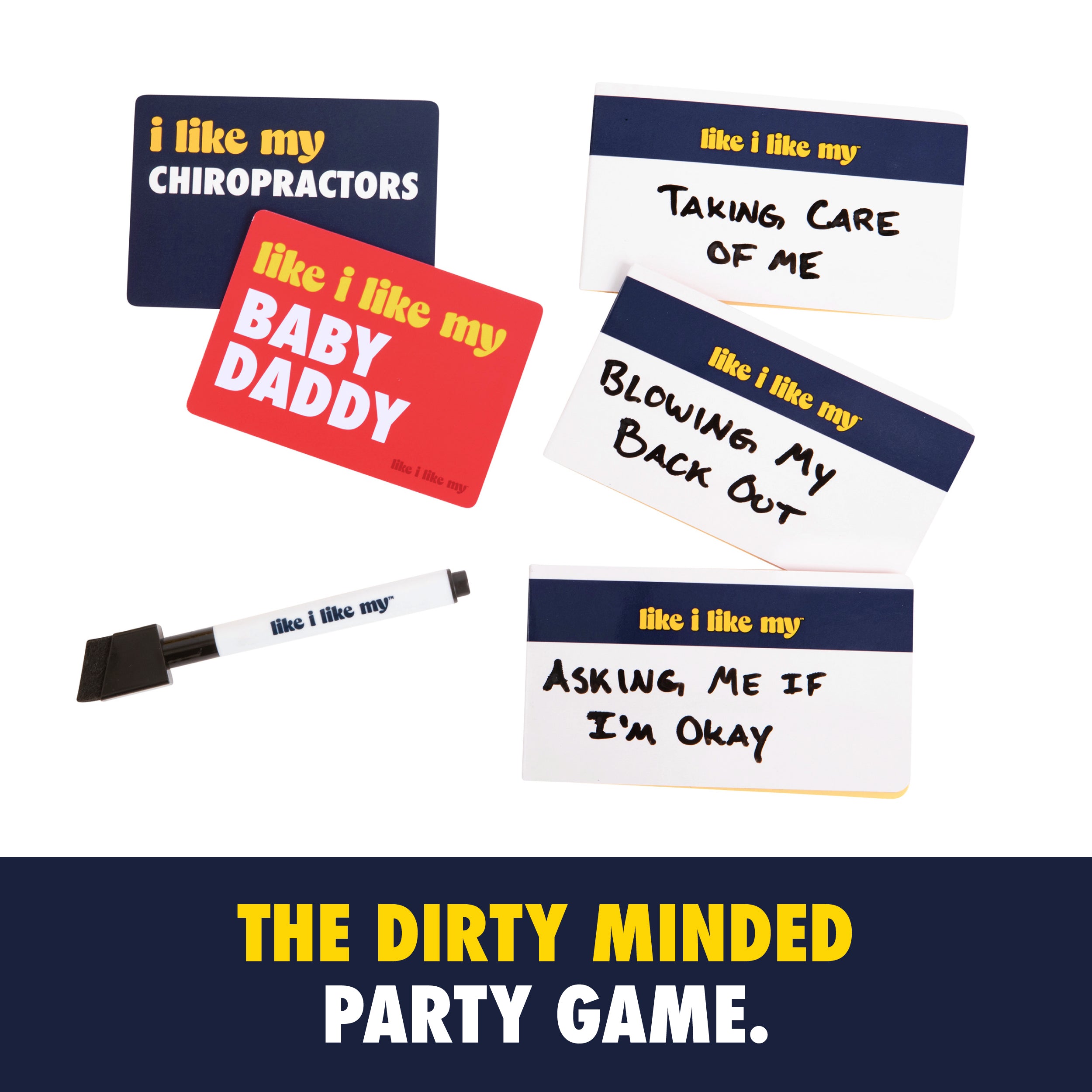 Like I Like My – The Adult Card Game Of Comparing Two Very Different Things