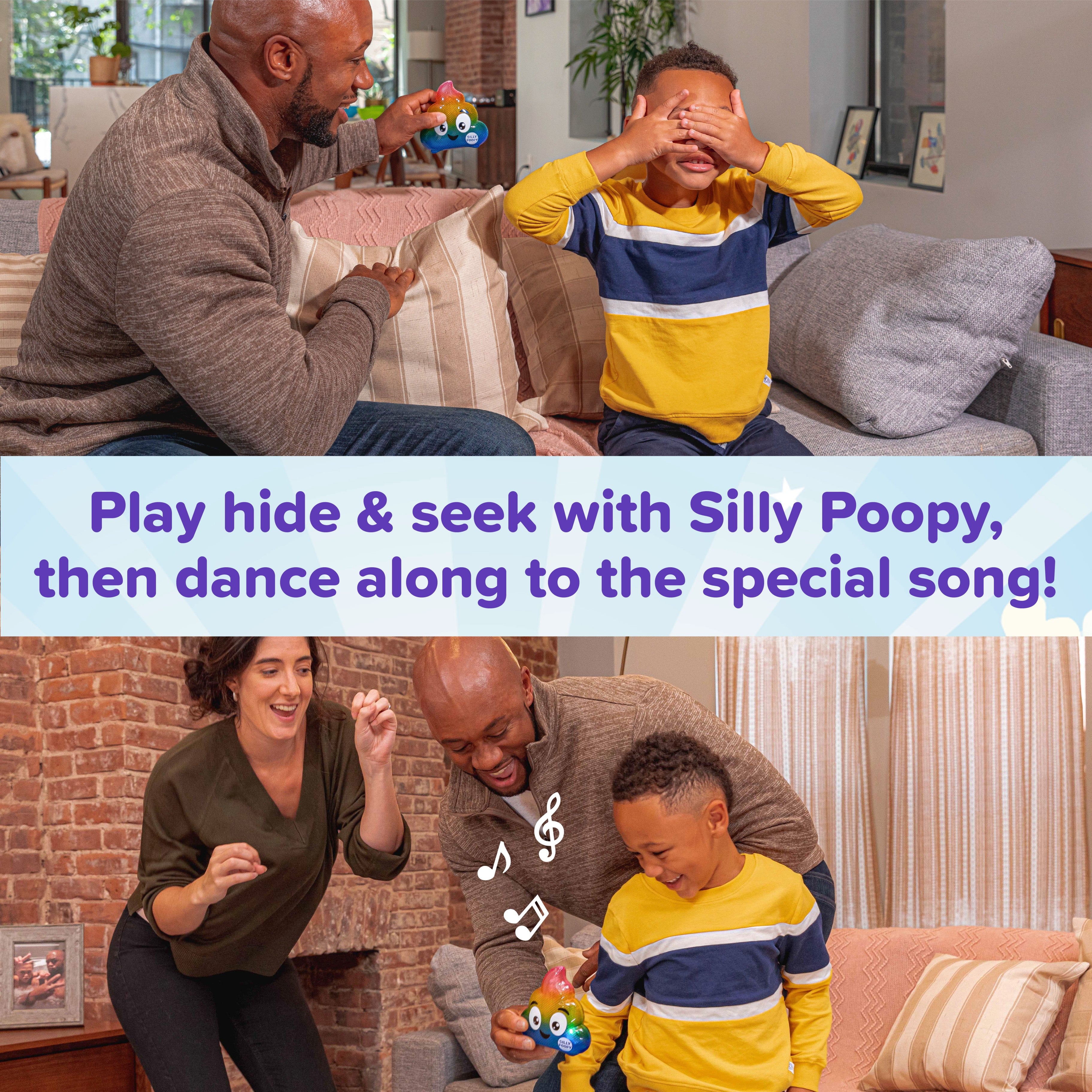 Silly Poopy's Rainbow Poop Hide & Seek™ Toy For Kids 3+