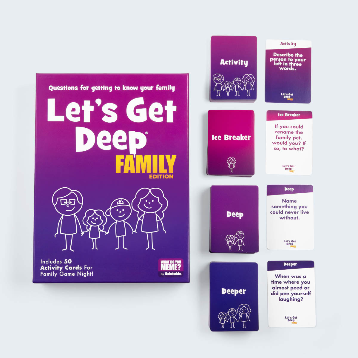 Let's Get Deep® Family Edition - Family Conversation Cards