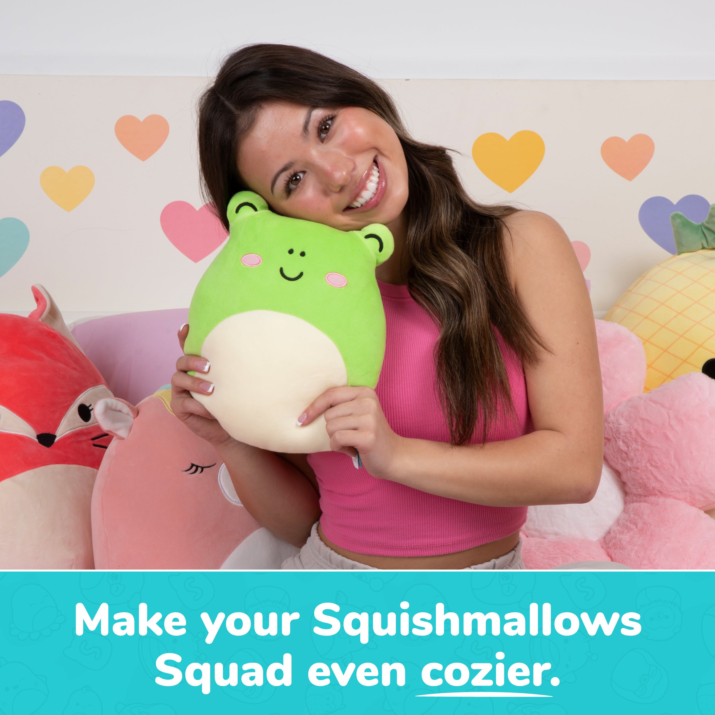 Squishmallows Wendy Heating Pad Adorable Froggy Comfort Relatable