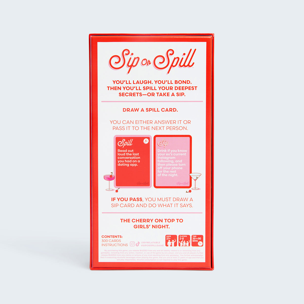 Sip or Spill: The Ultimate Girls' Night Game – Relatable