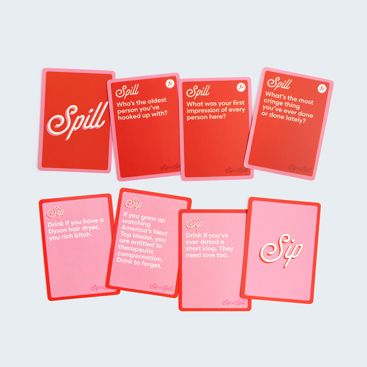 Sip or Spill — The Girl's Night Drinking Game by Relatable — Bachelorette Party Game