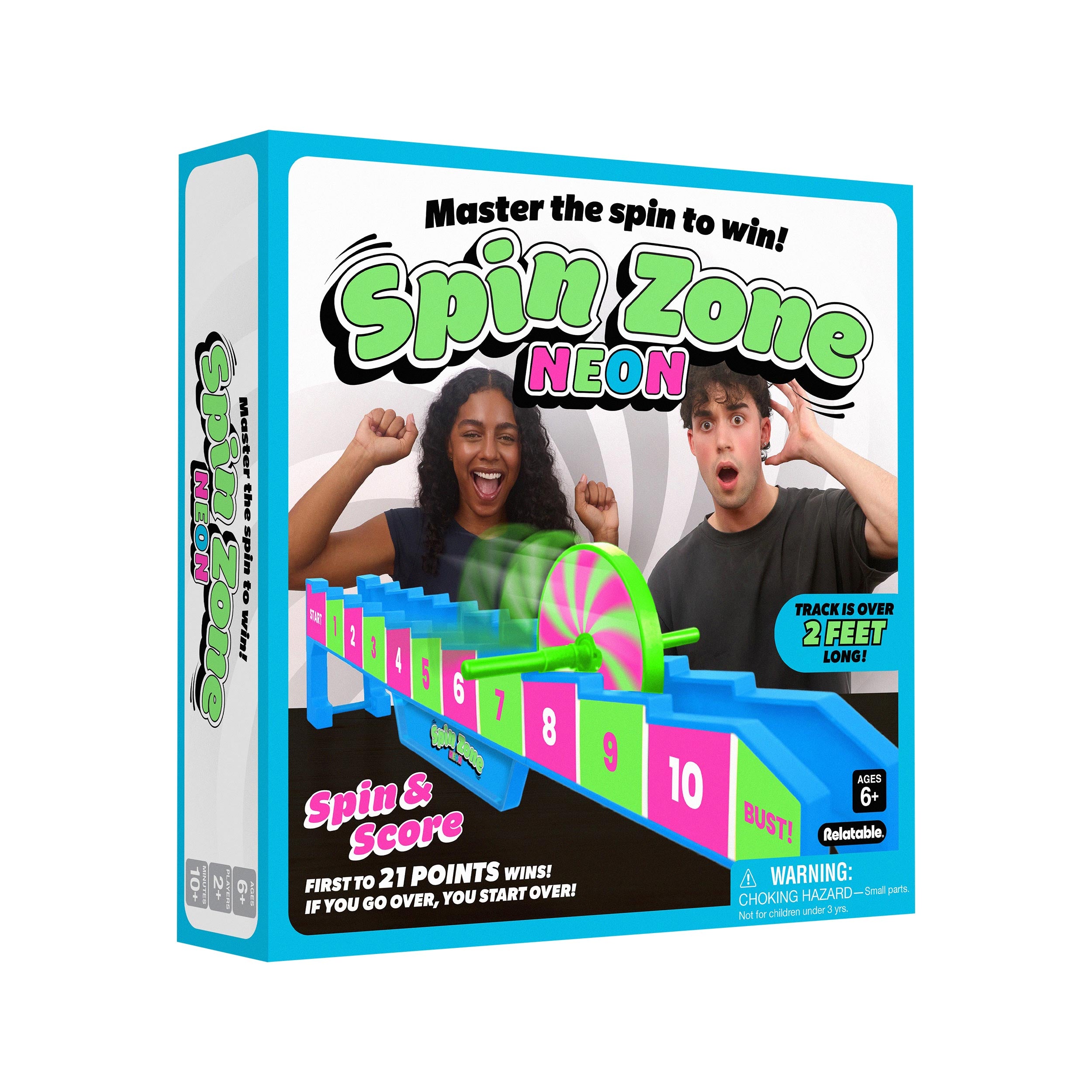 Spin Zone Neon by Relatable, Carnival Games Energy for All Ages
