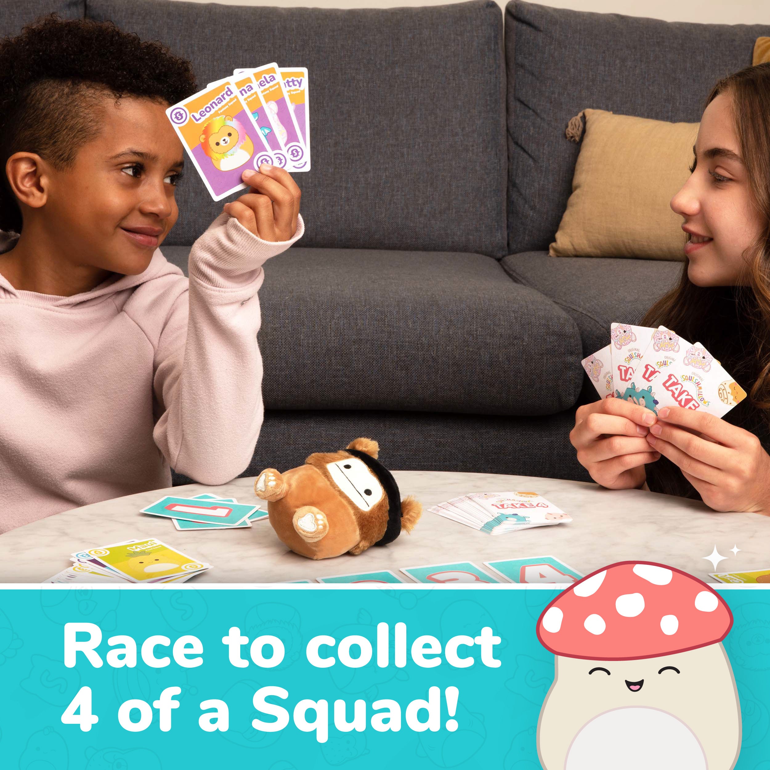 Squishmallows Take4: The Ultimate Family Game for Squishmallows Fans