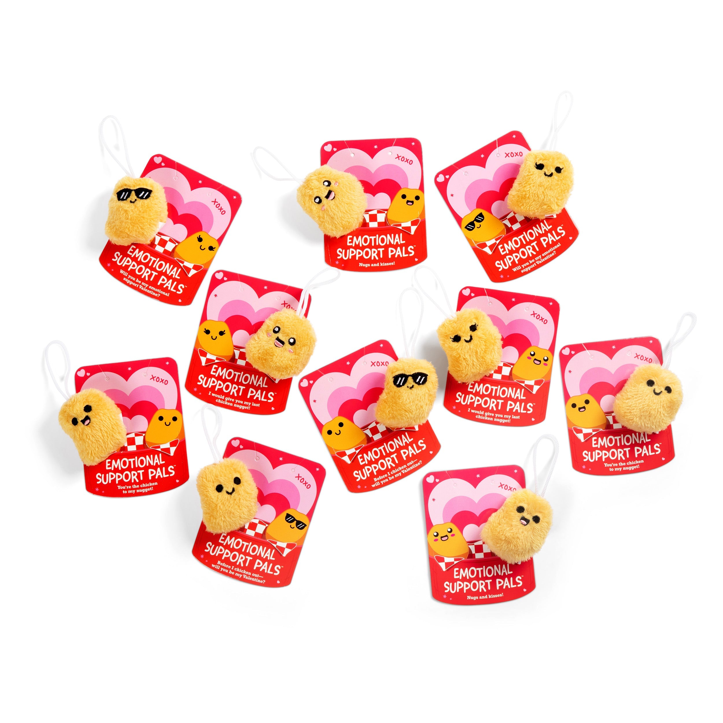 Emotional Support Pals Valentine's Nuggets Day Cards