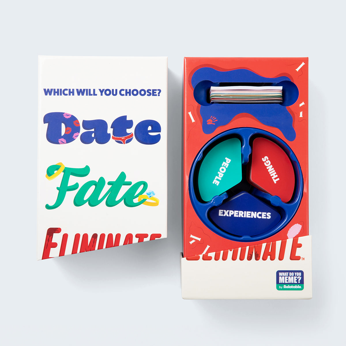 Date Fate Eliminate — The Card Game That Tests Your Taste by What Do You Meme?®
