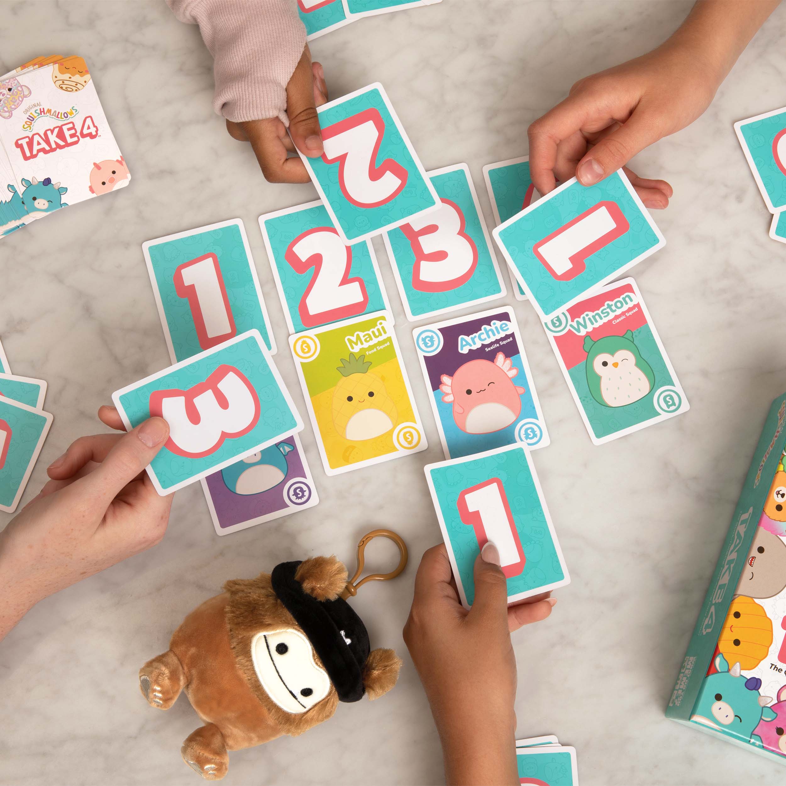 Squishmallows Take4: The Ultimate Family Game for Squishmallows Fans