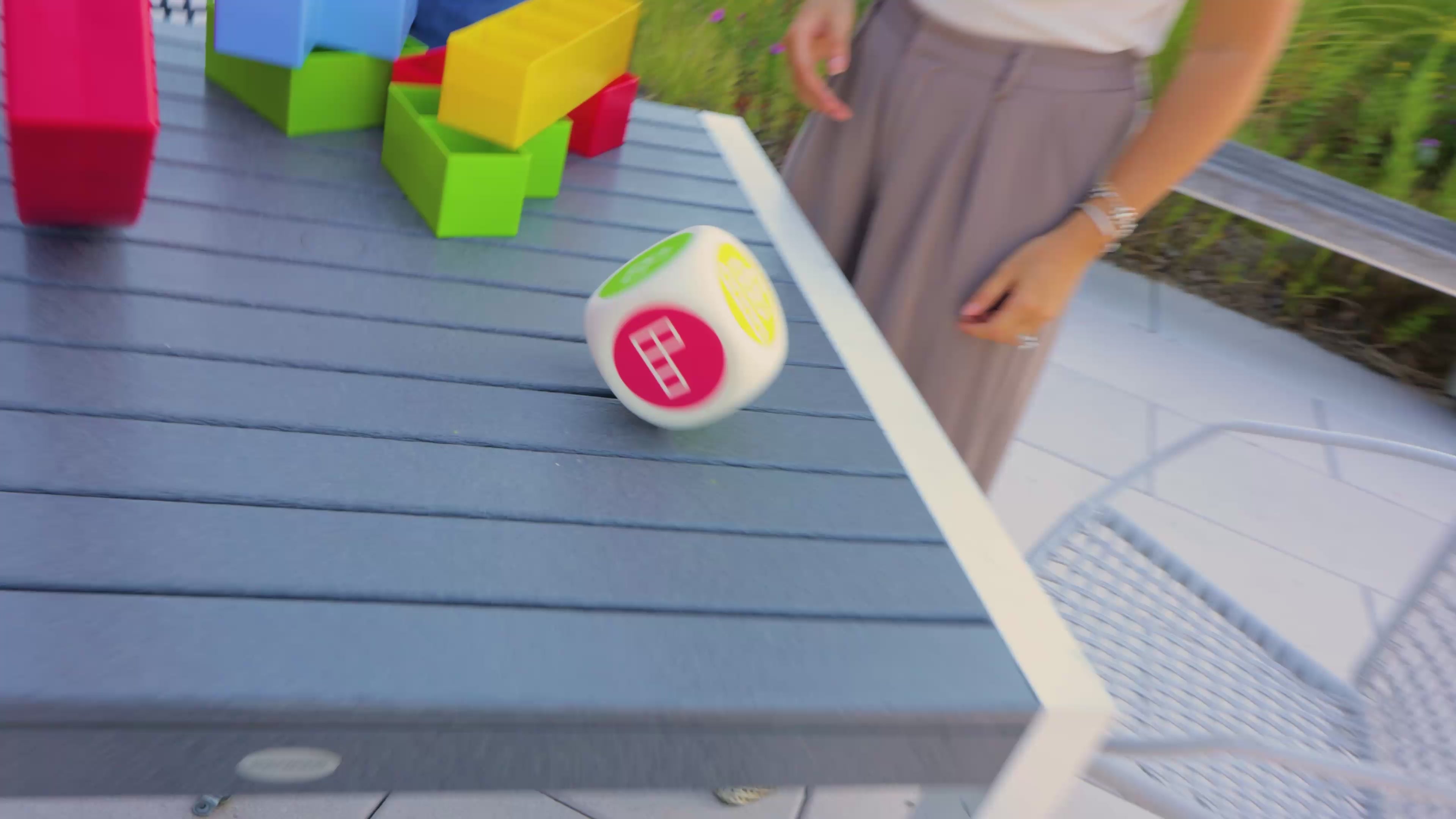 Giant Tower Stack by Relatable – Jumbo Outdoor Block Game with Balance Base, Perfect for Family Yard Games, Camping, and Party Fun