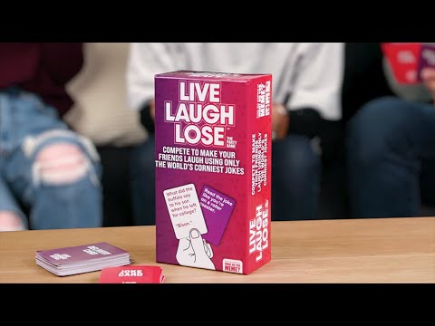 Live Laugh Lose - Hilarious Adult Card Game of Bad Jokes