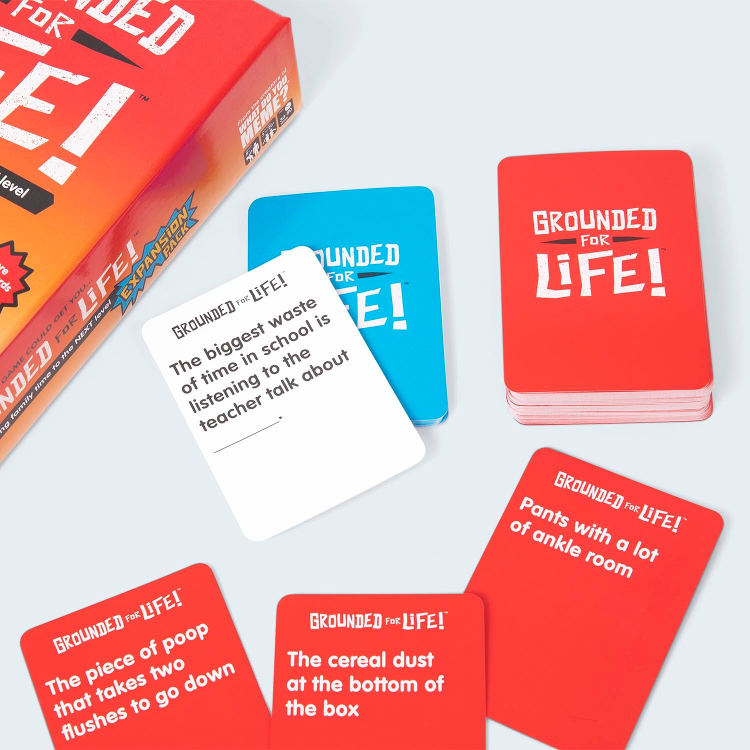 grounded-for-life-expansion-pack-game-box-and-game-play-08-what-do-you-meme-by-relatable
