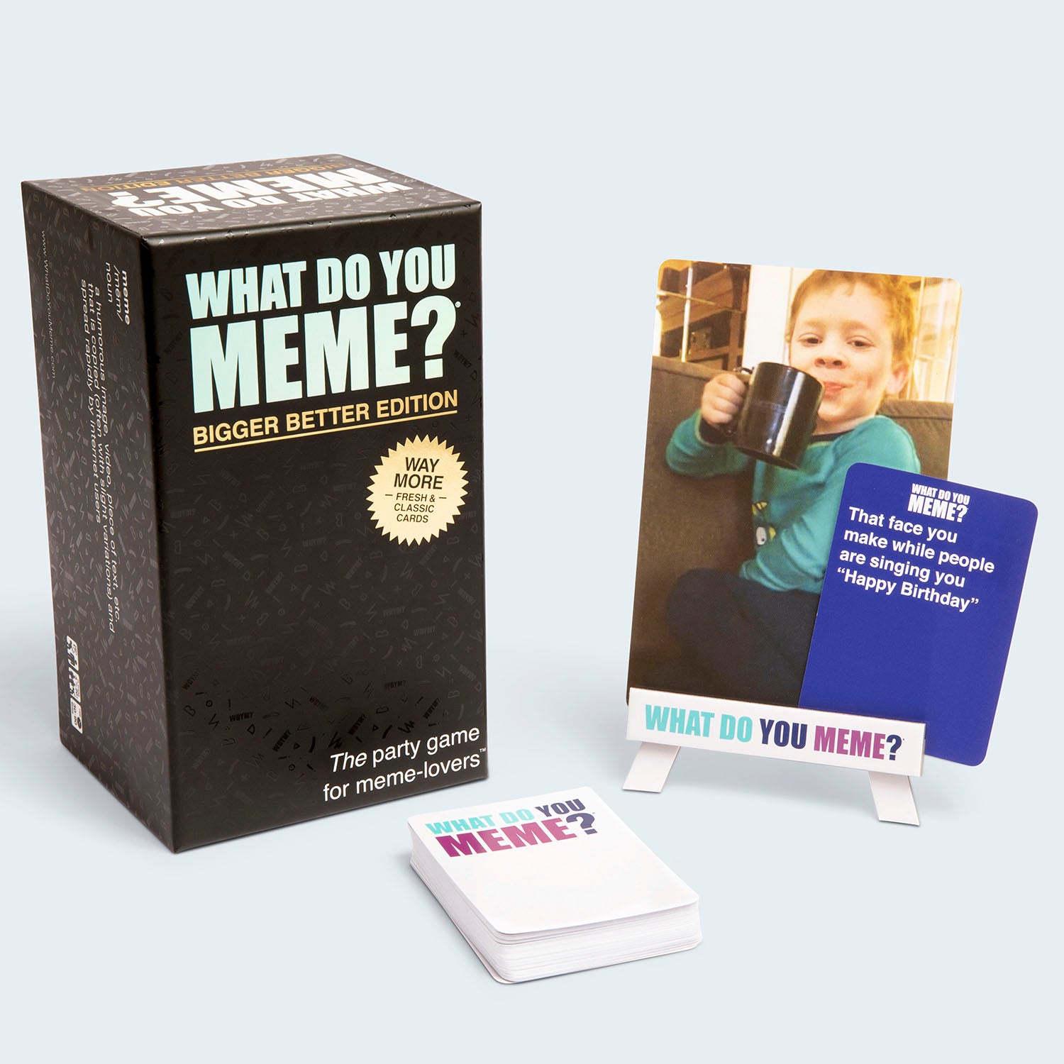 What Do You Meme?® Bigger Better Edition Ultimate Party Card Game Relatable What Do You Meme?® Bigger Better Edition Ultimate Party Card Game Relatable