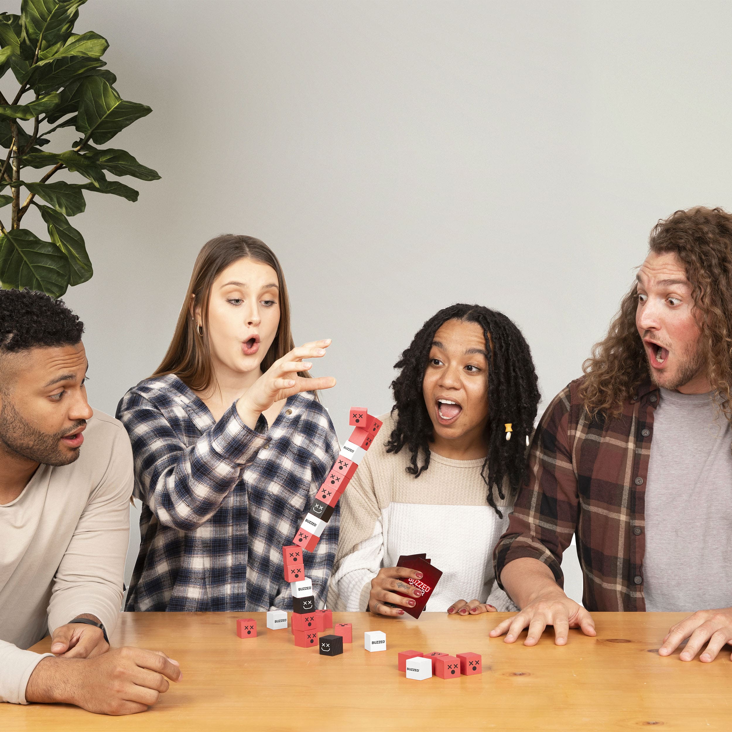 Buzzed™ Tower Ultimate Blockstacking Challenge Drinking Game Buzzed