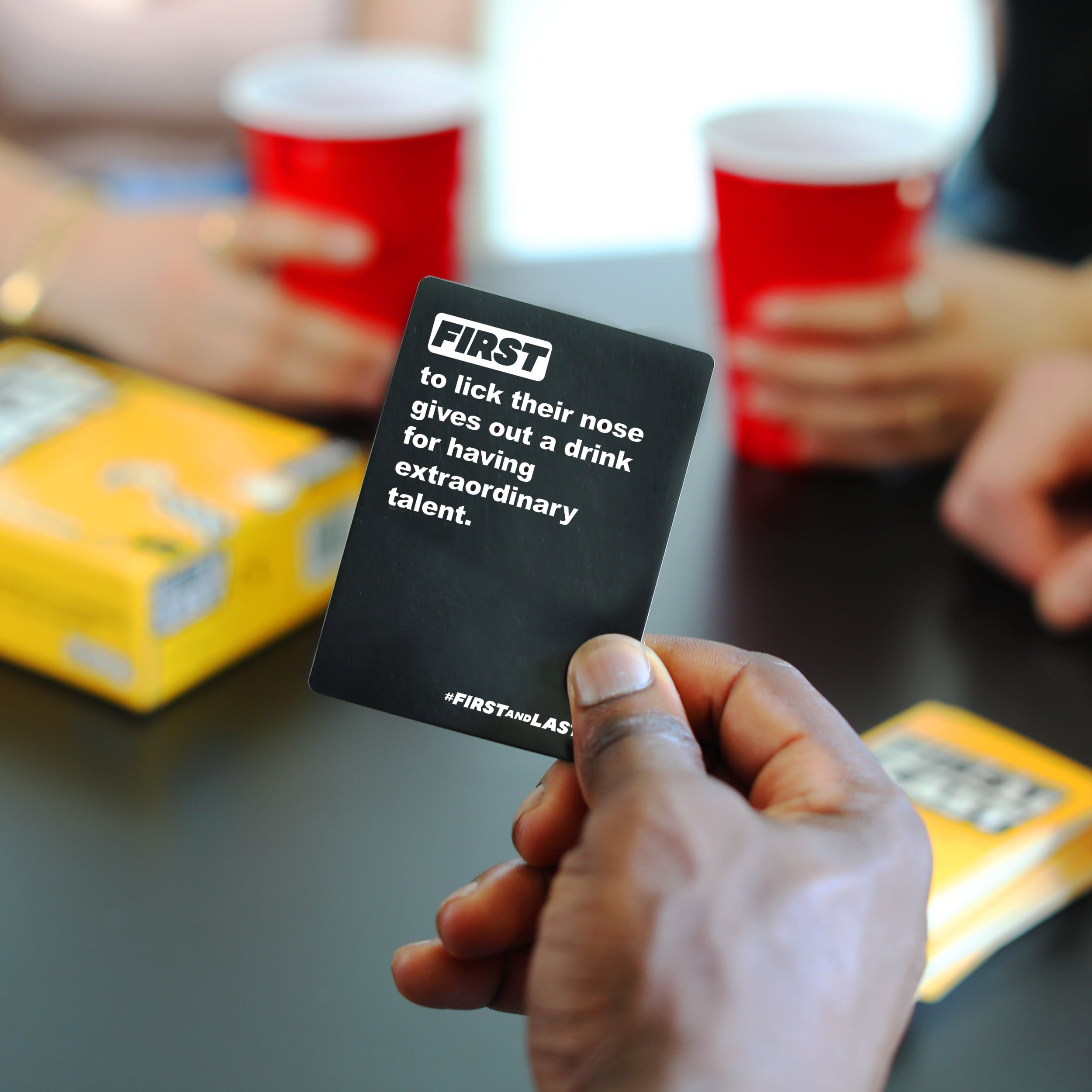 First & Last Competitive Drinking Game for Parties | Buzzed™ by Relatable
