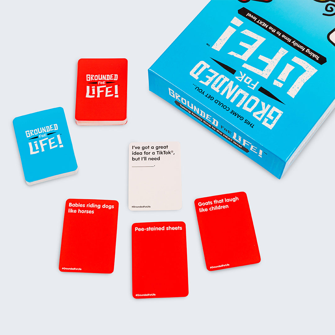 Grounded for Life™ Family Card Game: Hilarious Sentence Combinations –  Relatable