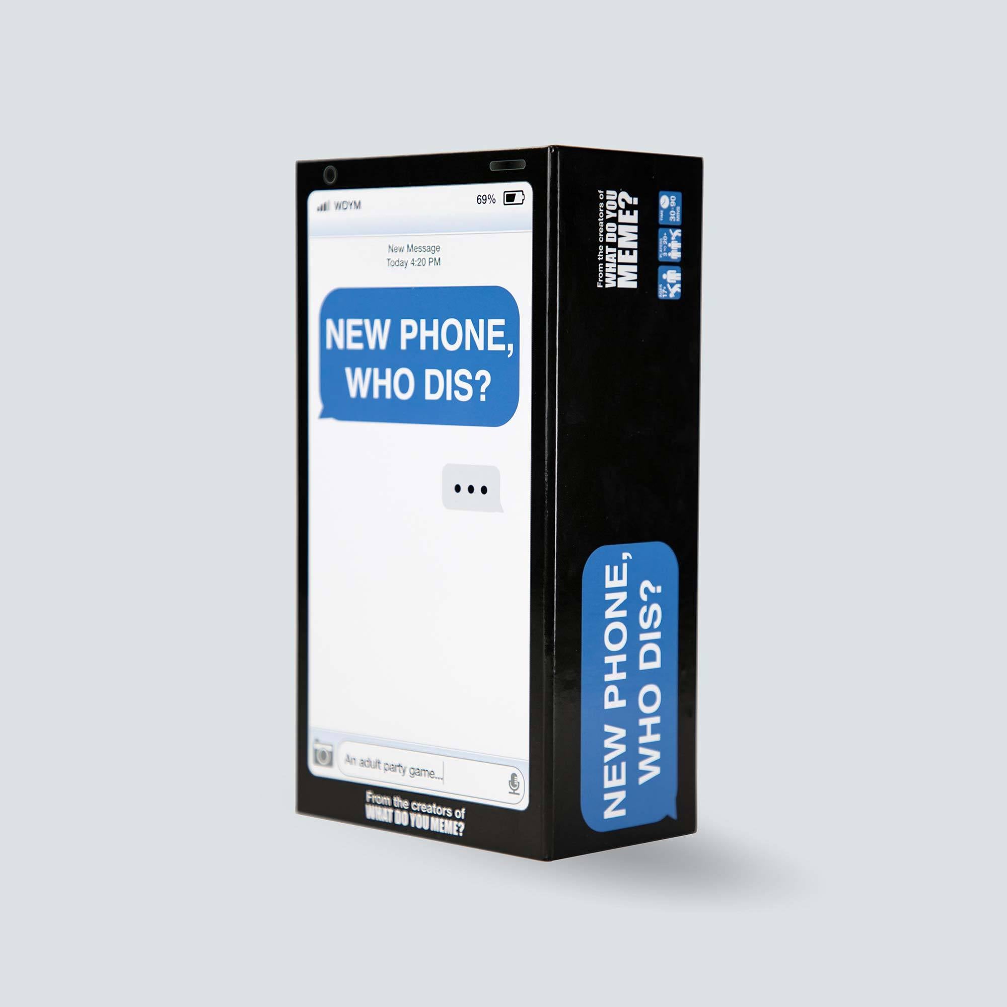New Phone, Who Dis?™ Text Message Party Card Game – Relatable