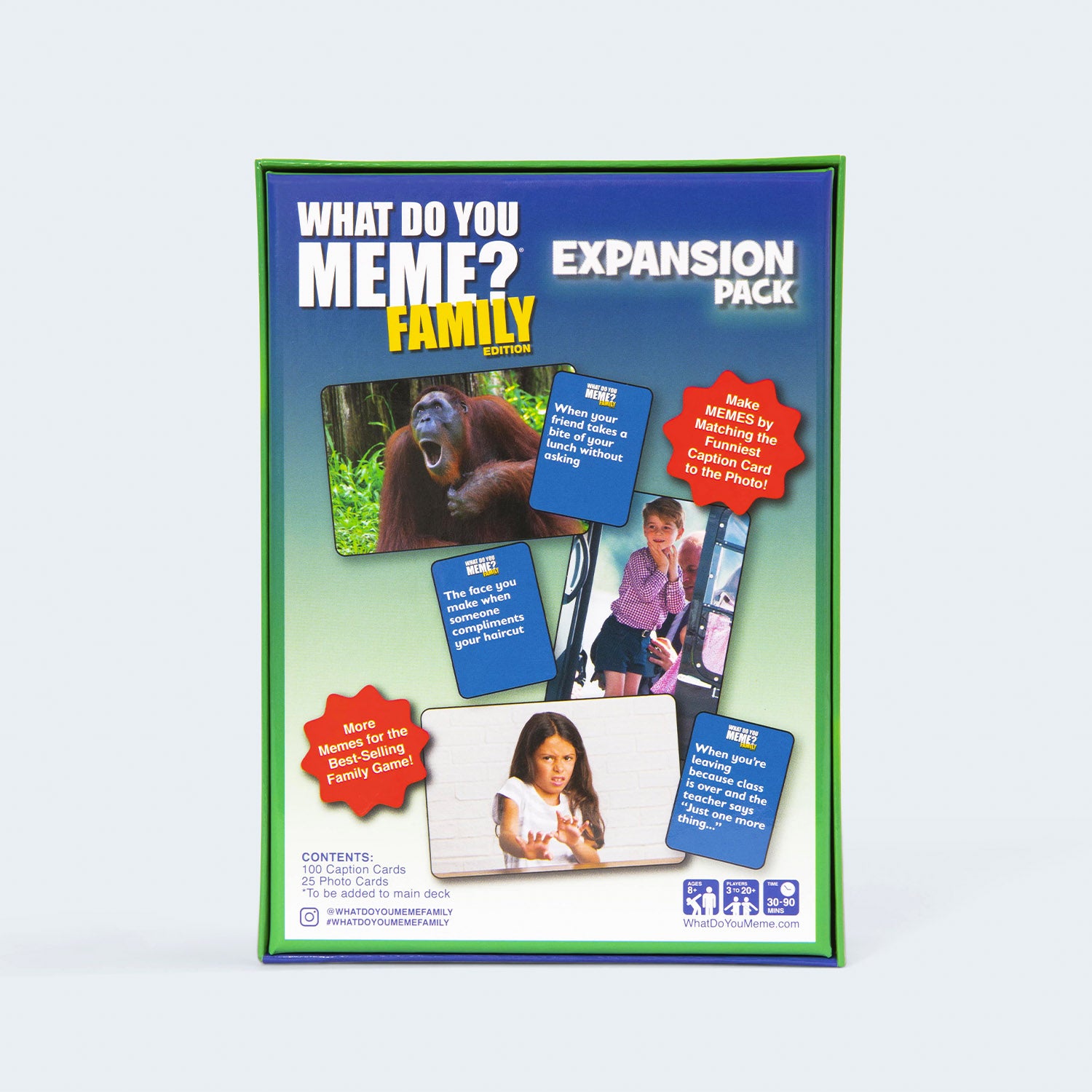 Expansion Pack for What Do You Meme?® Family Edition Card Game – Relatable,  make the meme game 