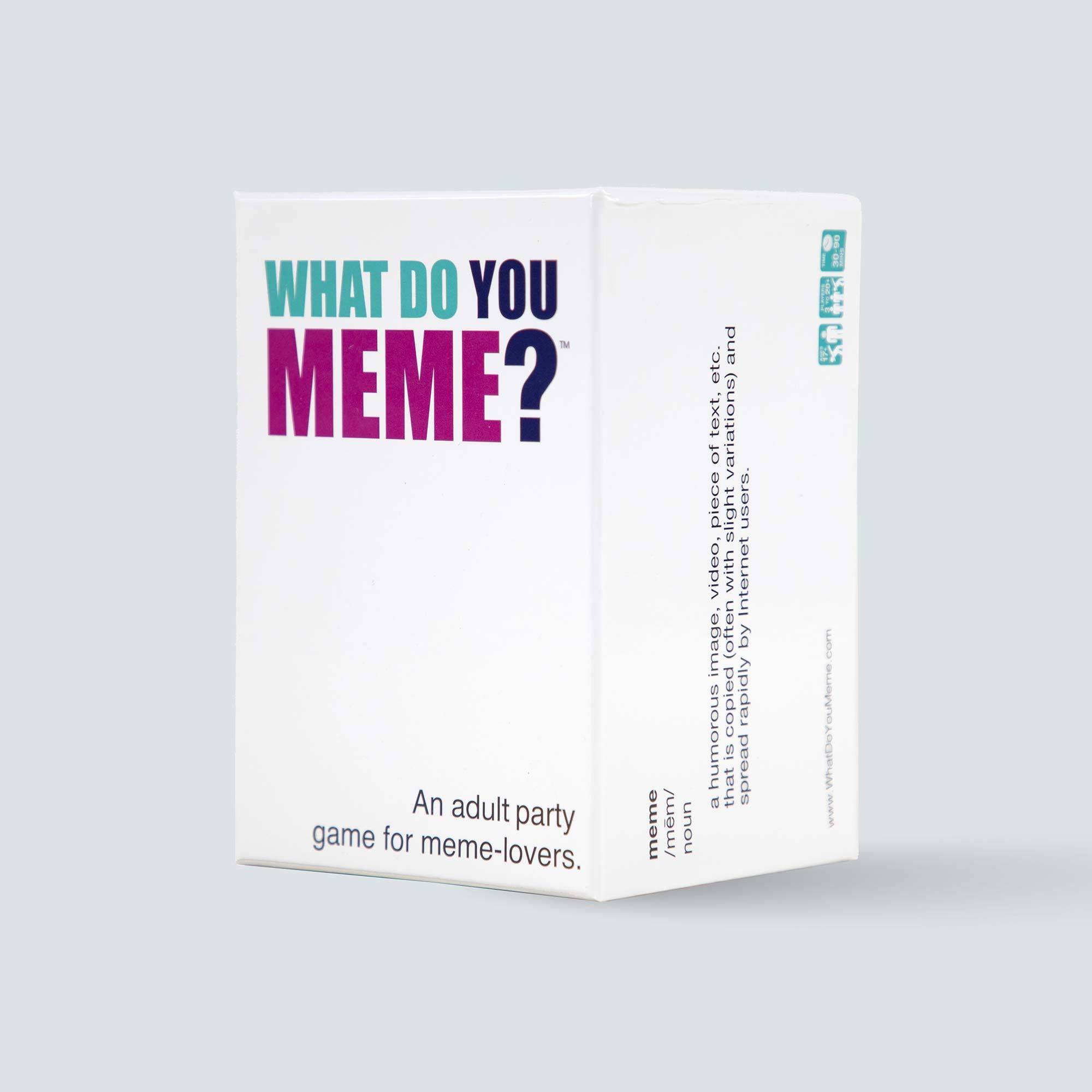 What Do You Meme?® Ultimate Adult Party Card Game for Meme-Lovers –  Relatable