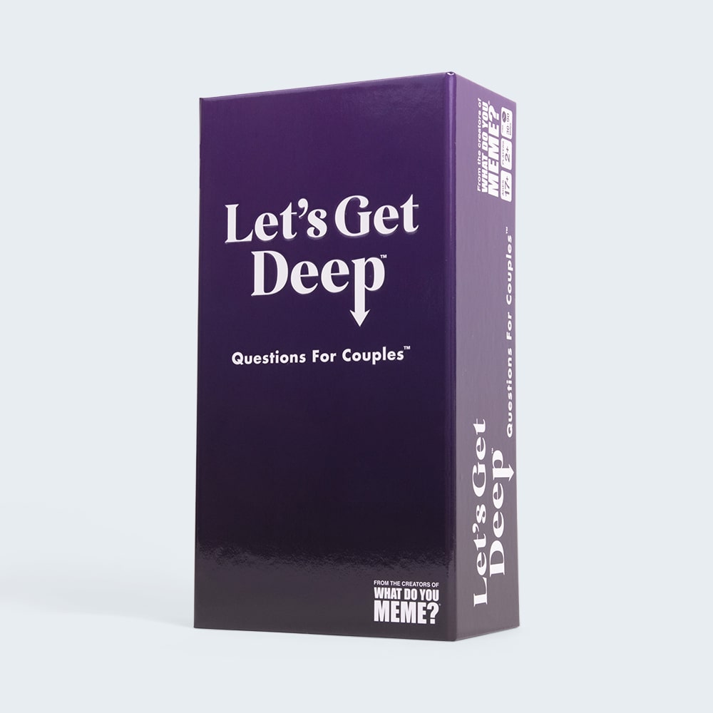 Let's Get Deep - The Adult Party Game for Couples by What Do You Meme?® 