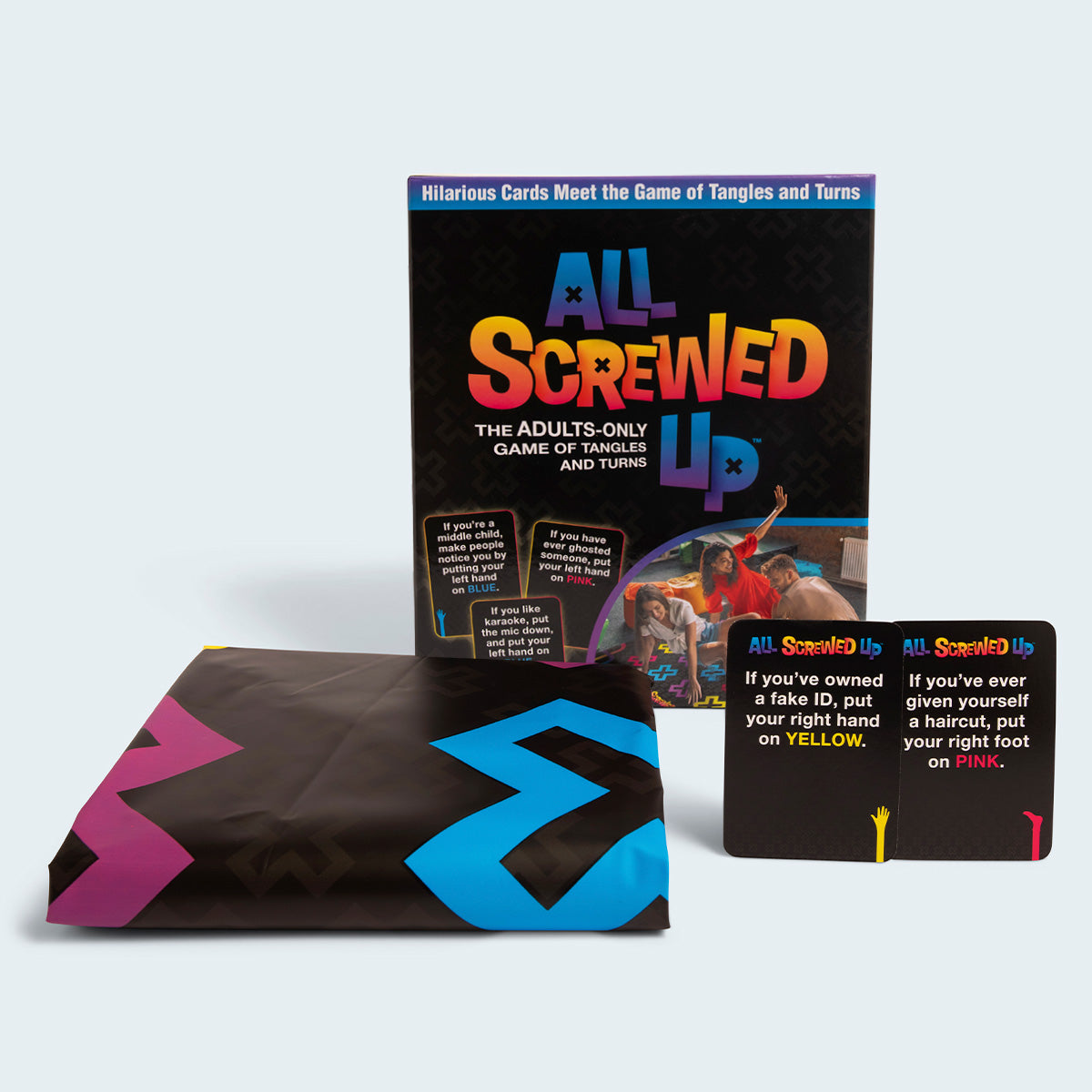 All Screwed Up Twister Game What Do You Meme?® by Relatable